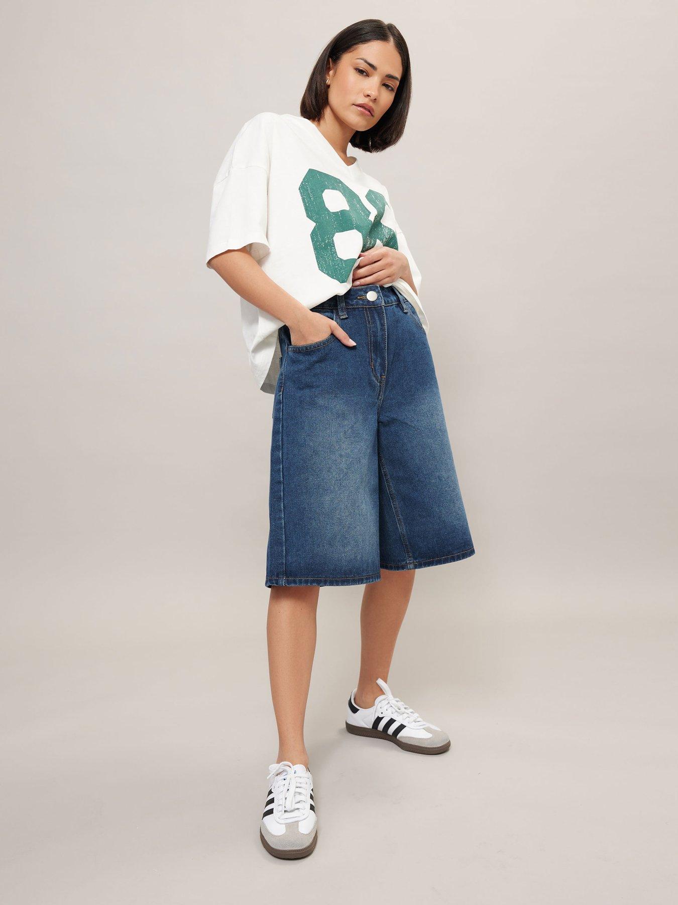 Image 3 of 4 of PixieGirl Denim Short - Blue