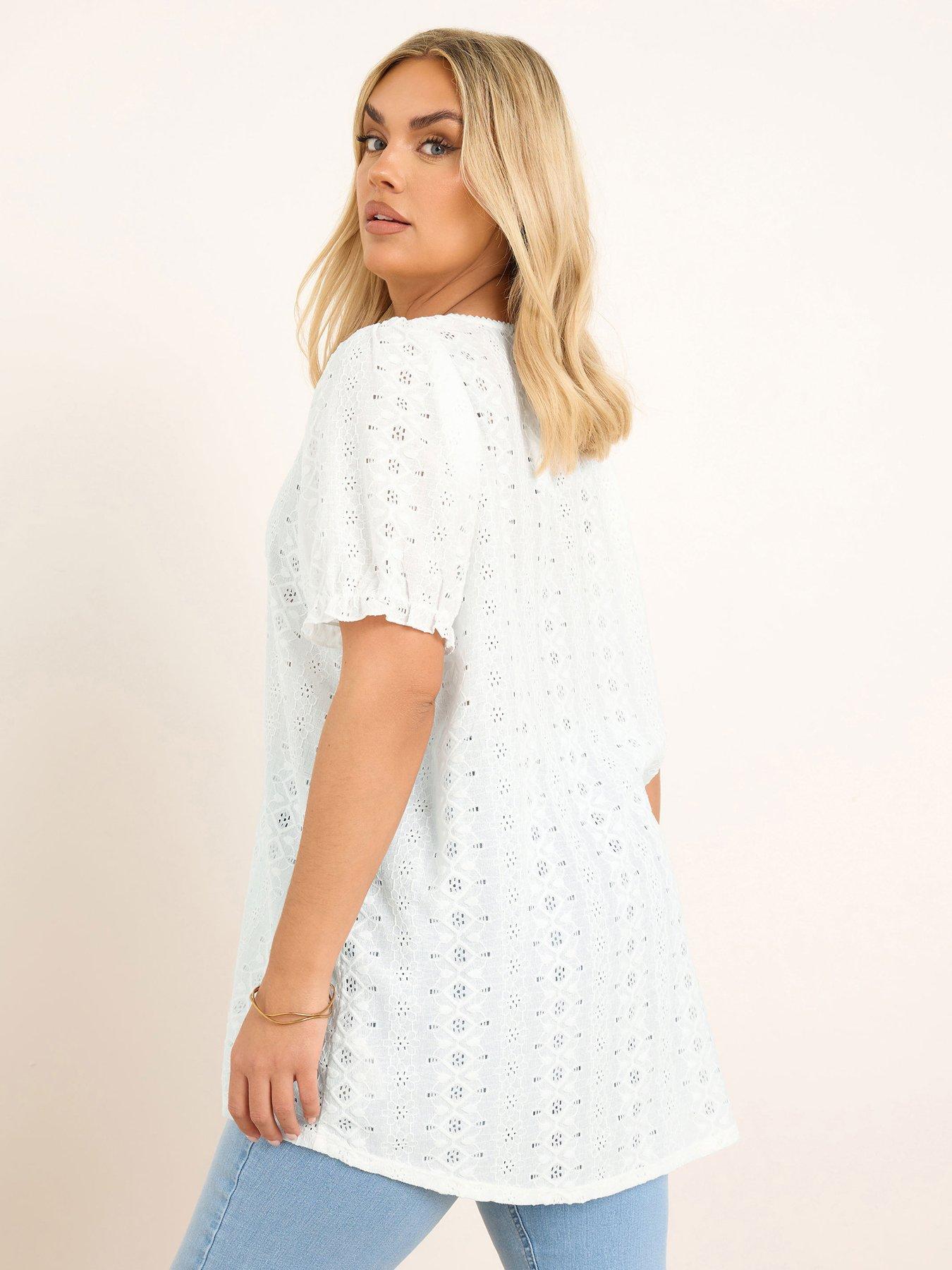 yours-curve-puff-sleeve-anglaise-blouse-whitestillFront