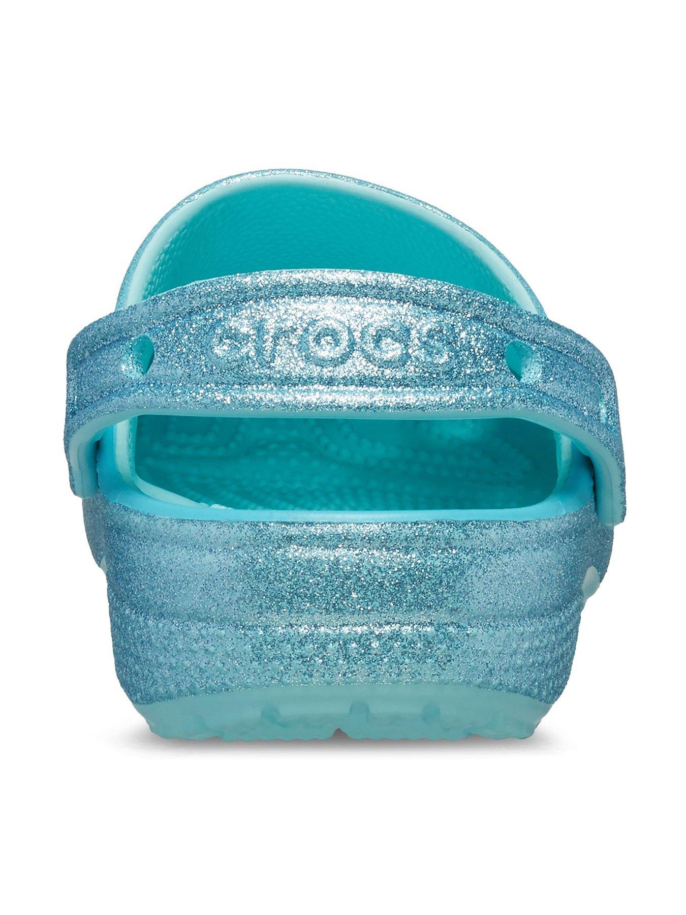 Image 3 of 6 of Crocs Kids Frozen Elsa Classic Croc - Blue