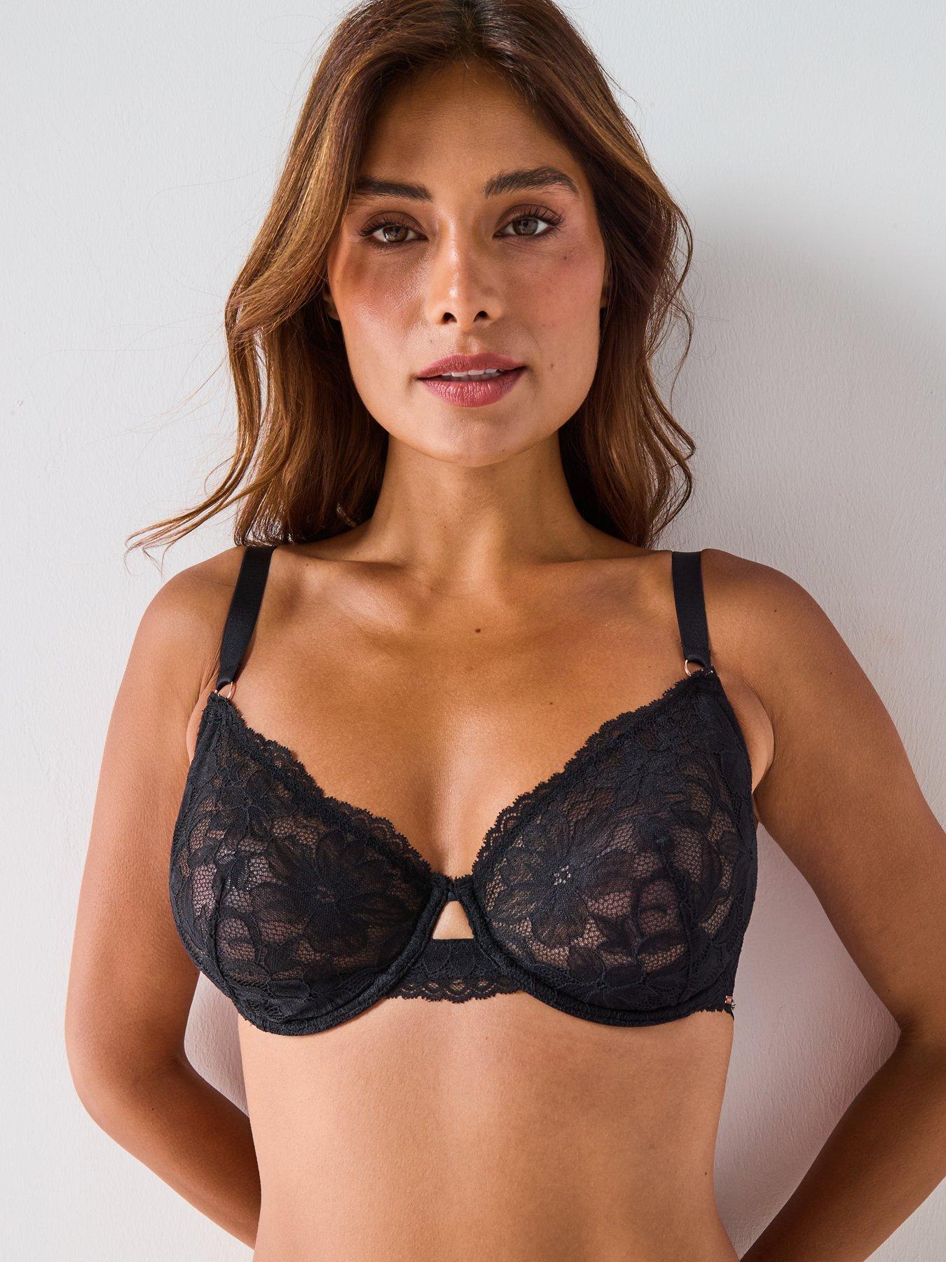 Image 6 of 6 of DORINA Kikky Non Padded Wired Bra - Black