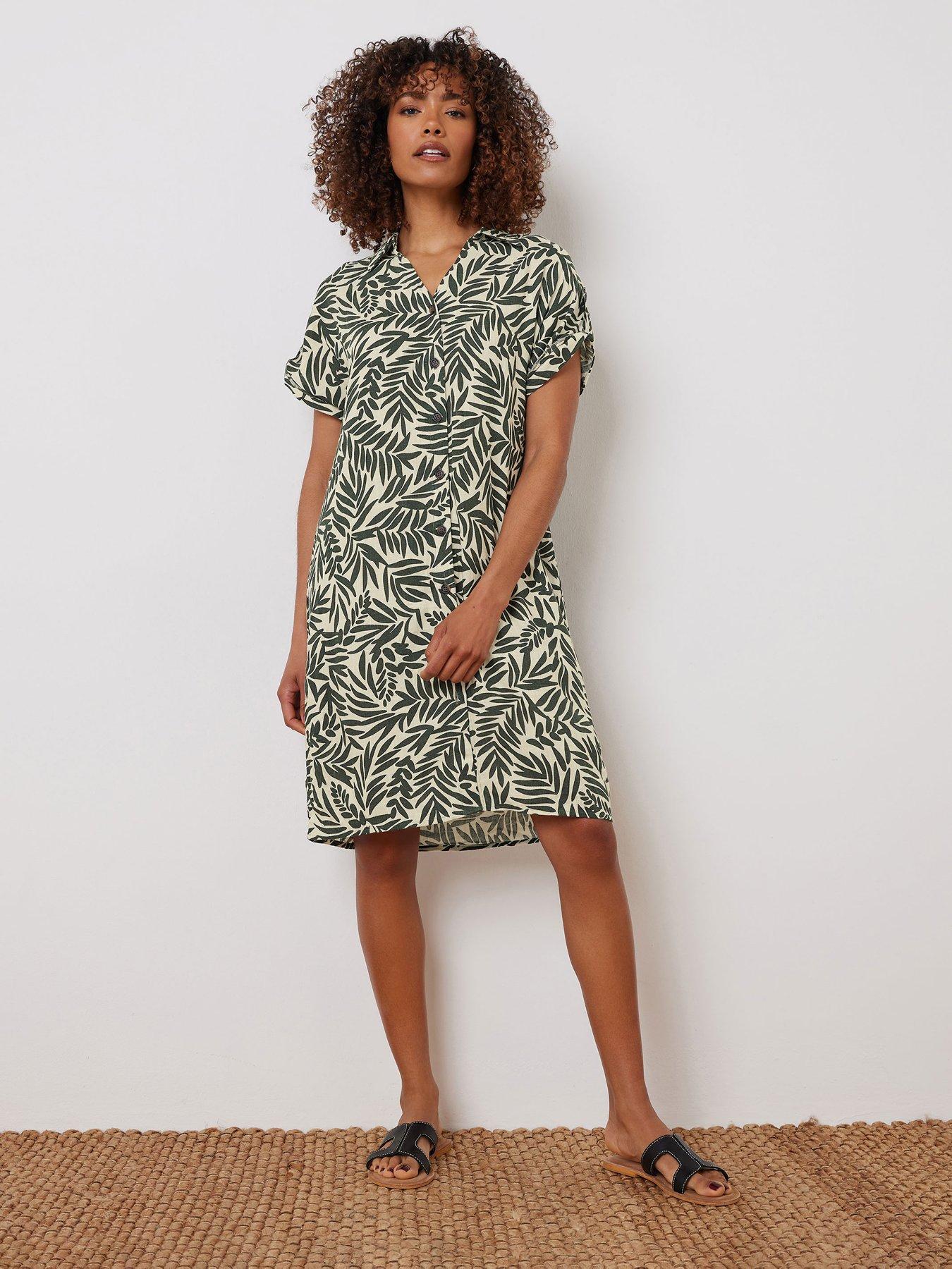 Image of M&Co Relaxed Shirt Dress