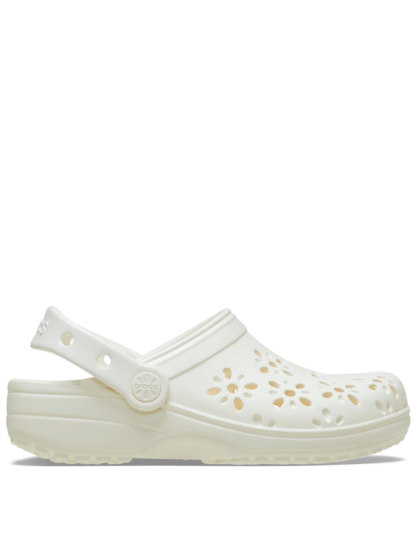 Image 1 of 6 of Crocs Classic Floral Cut Out Kids
