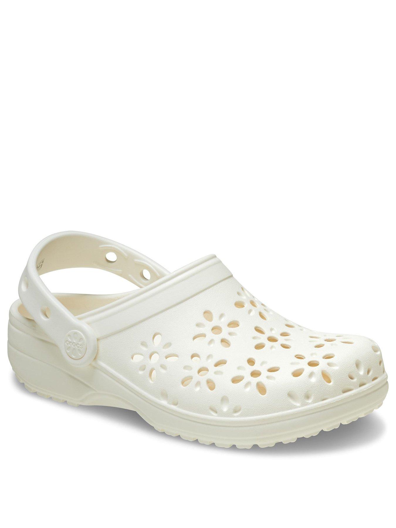 Image 2 of 6 of Crocs Classic Floral Cut Out Kids