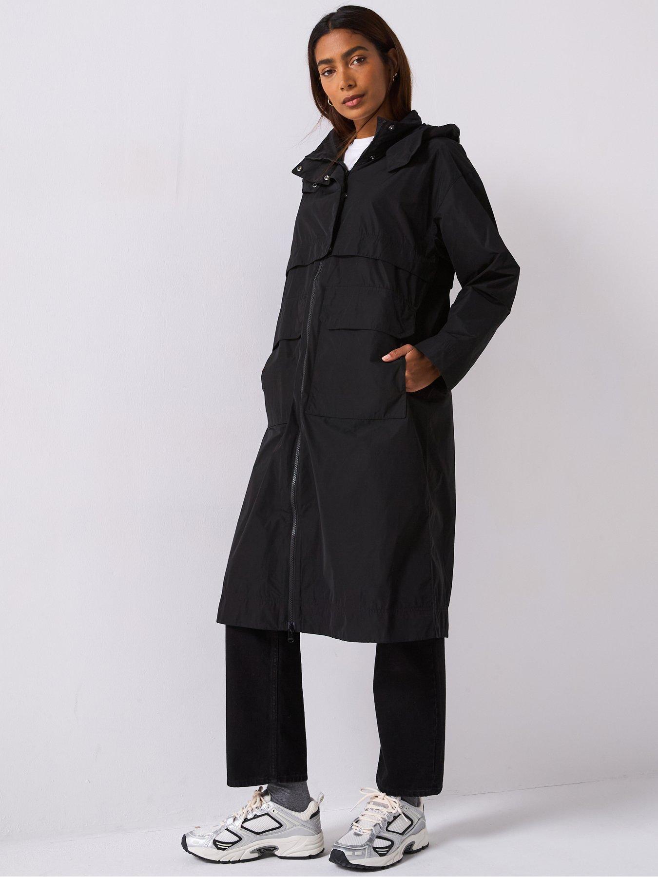 Image 1 of 6 of Barbour International Roxanna Showerproof Jacket - Black