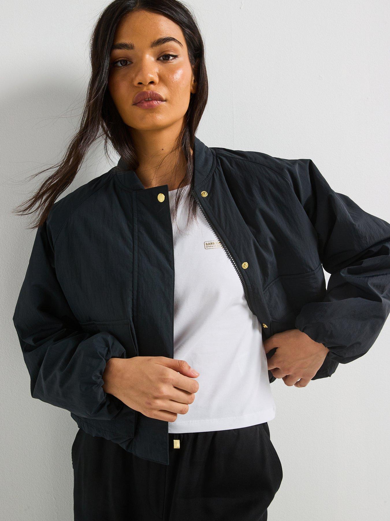 Image 5 of 6 of Barbour International Costello Bomber Casual Jacket - Black