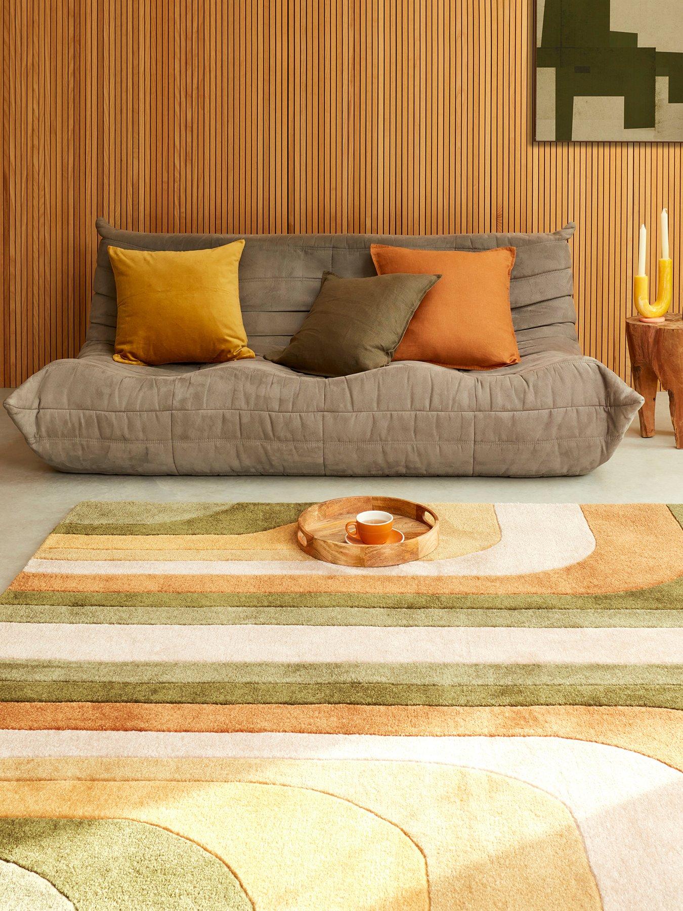 Image 1 of 6 of Asiatic Romy Retro Green Rug