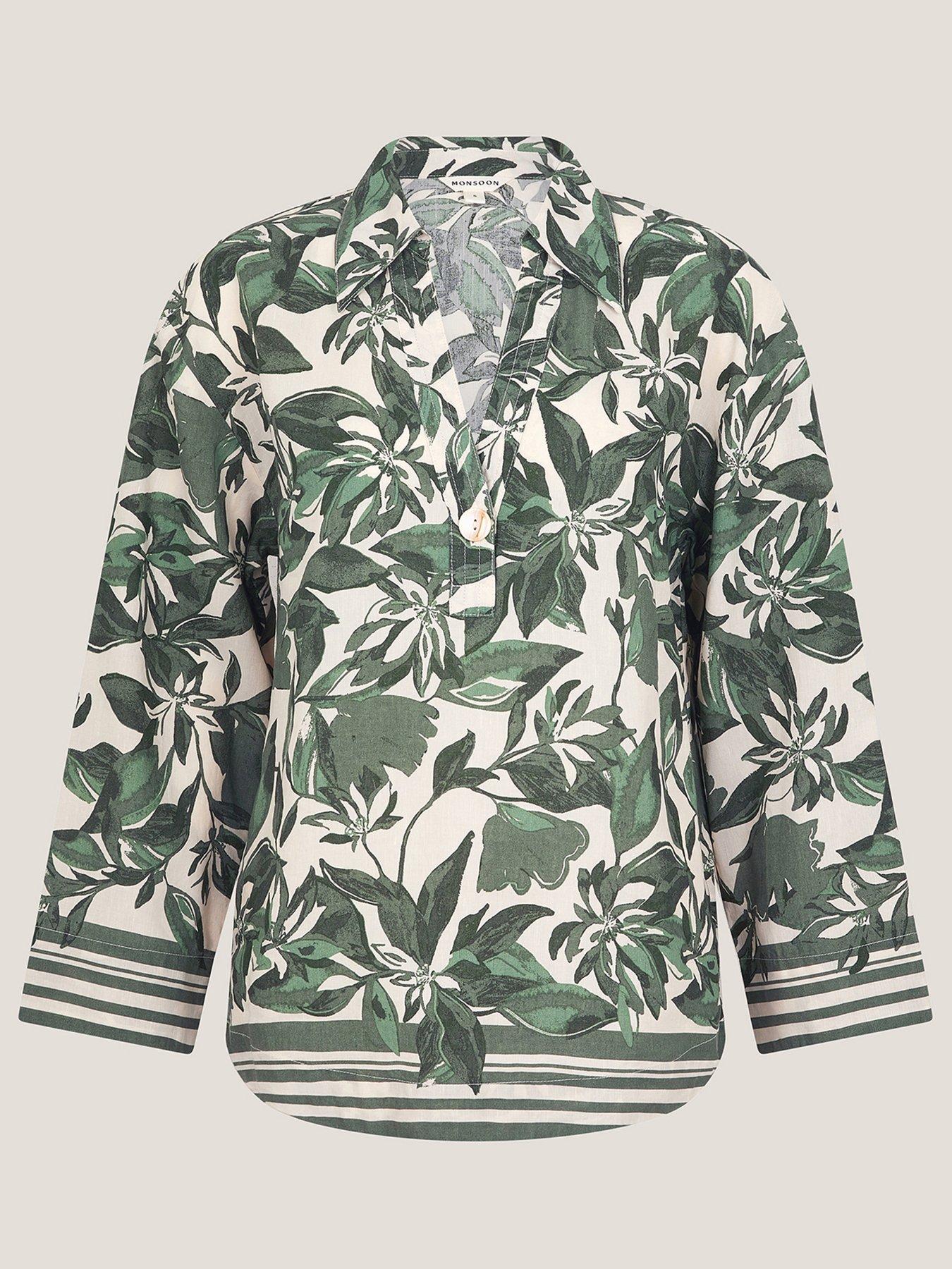 monsoon-clover-printed-top-greenback