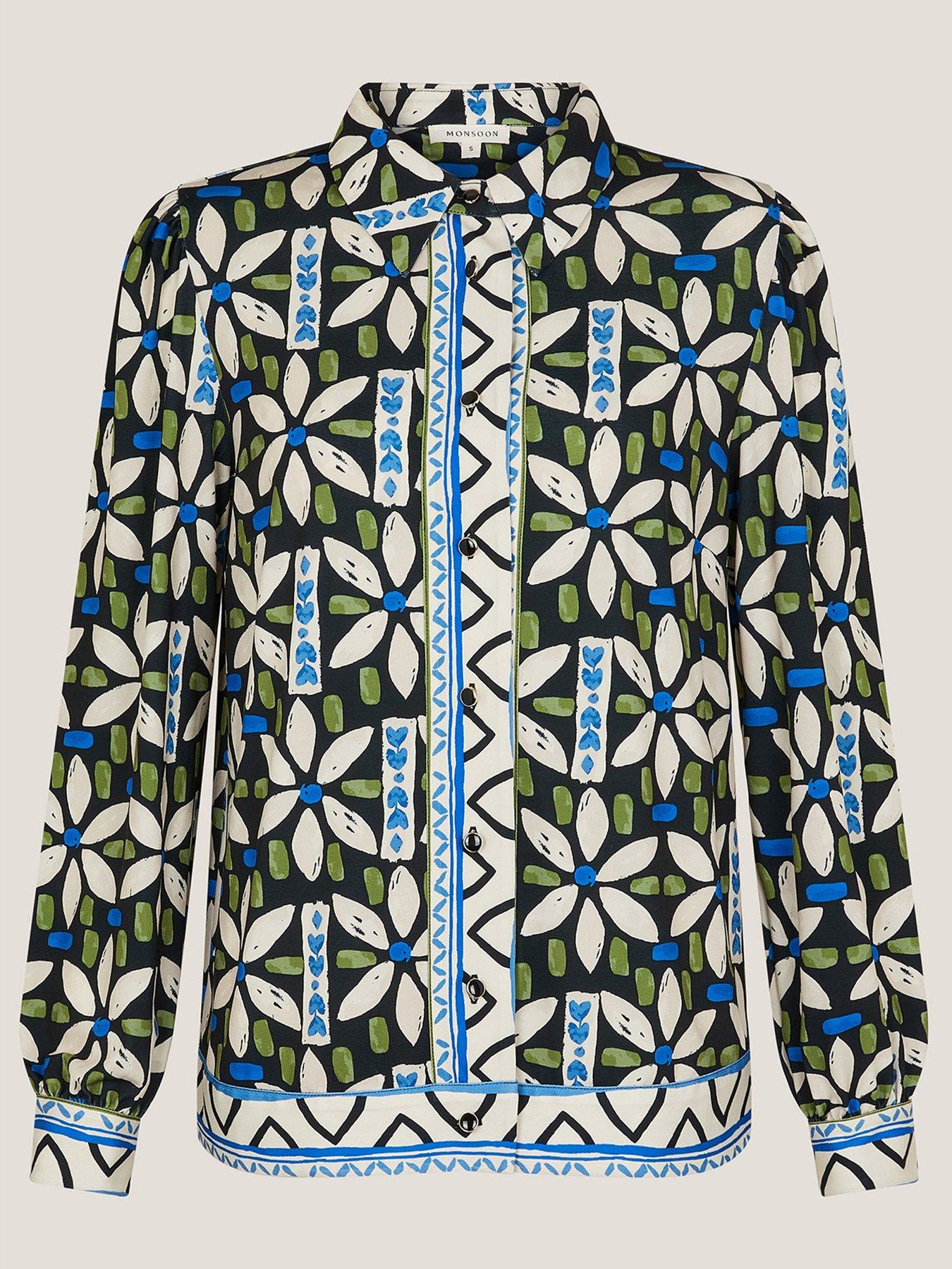 Image 3 of 5 of Monsoon Nikita Jersey Shirt - Black