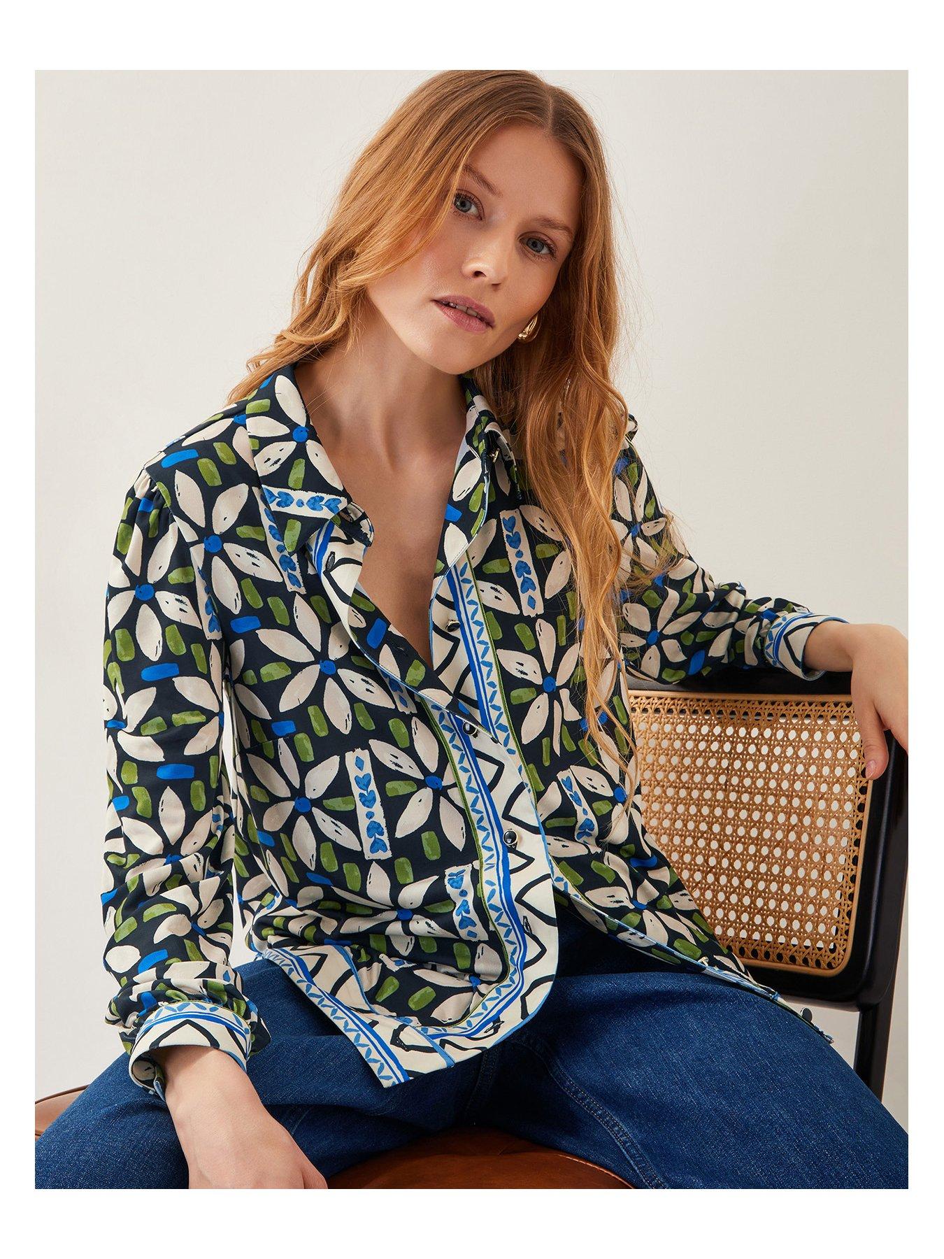 Image 5 of 5 of Monsoon Nikita Jersey Shirt - Black