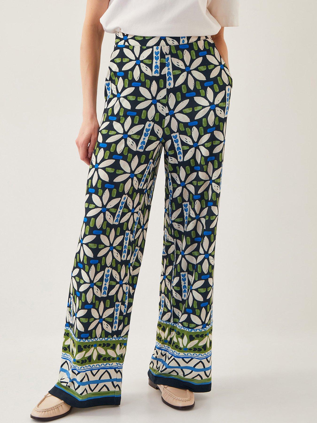 Image 1 of 5 of Monsoon Nikita Jersey Trouser - Black