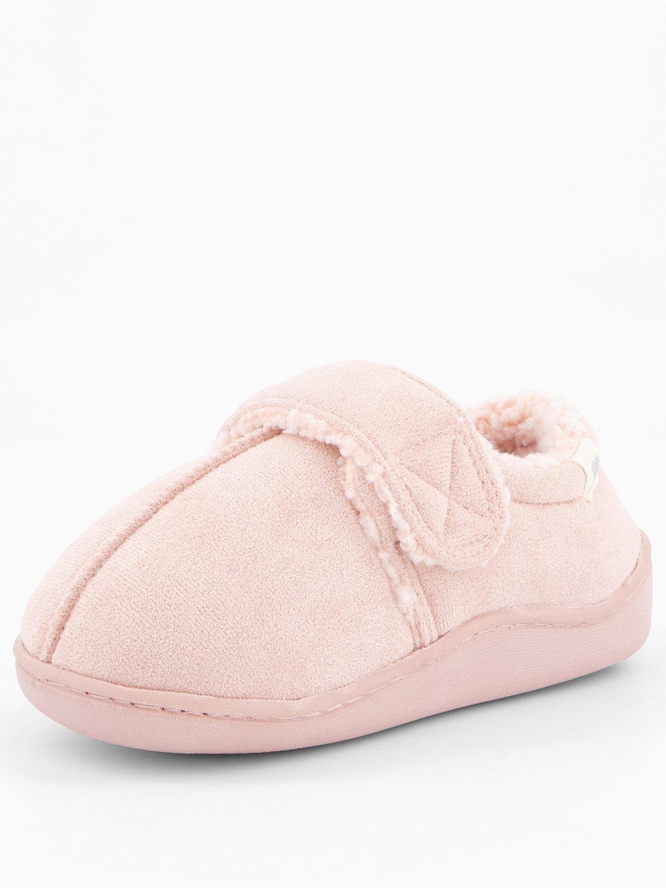 the-very-collection-younger-girls-touch-strap-slipper-pinkstillFront