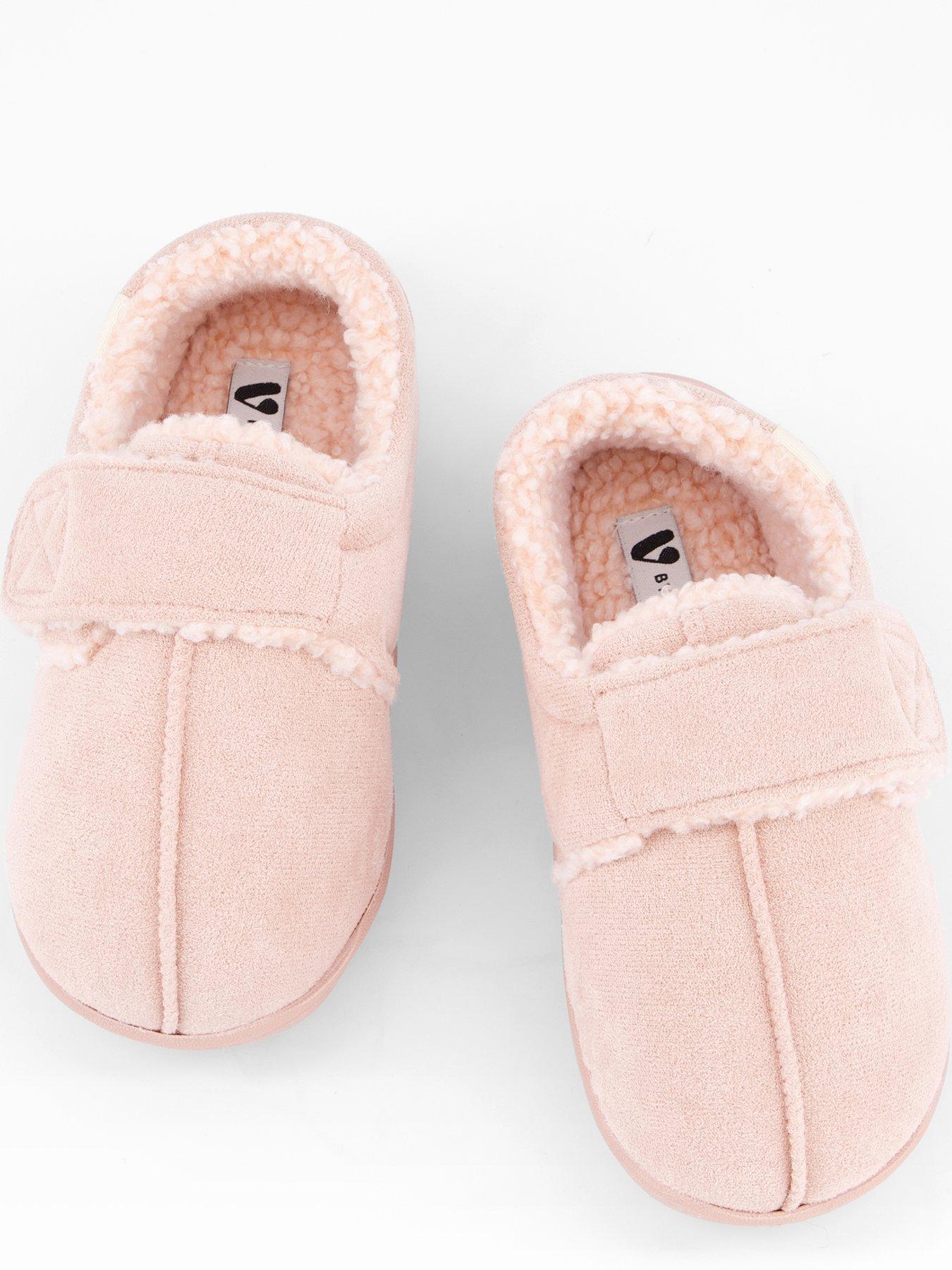 the-very-collection-younger-girls-touch-strap-slipper-pinkoutfit