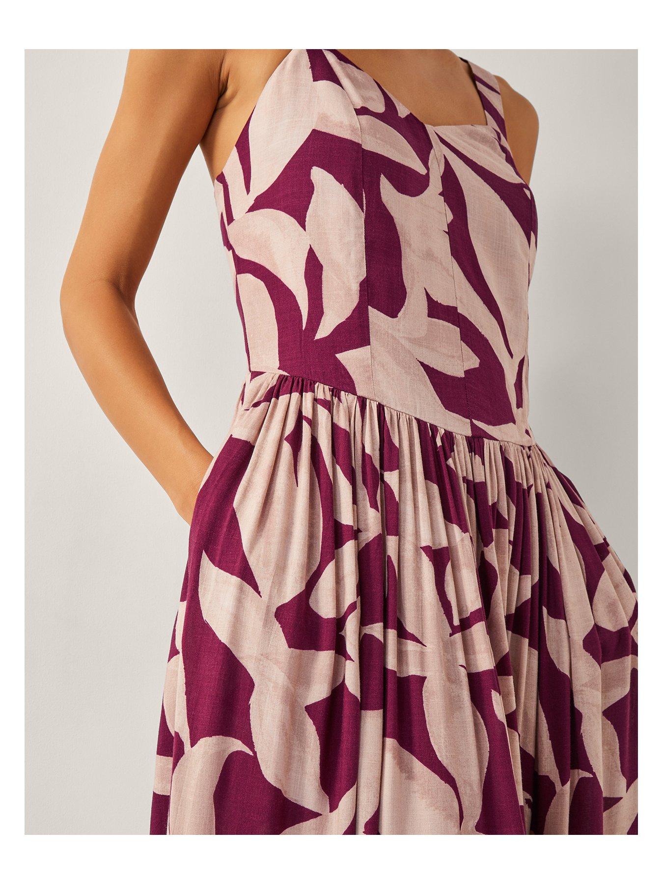 monsoon-annie-print-dress-burgundyoutfit