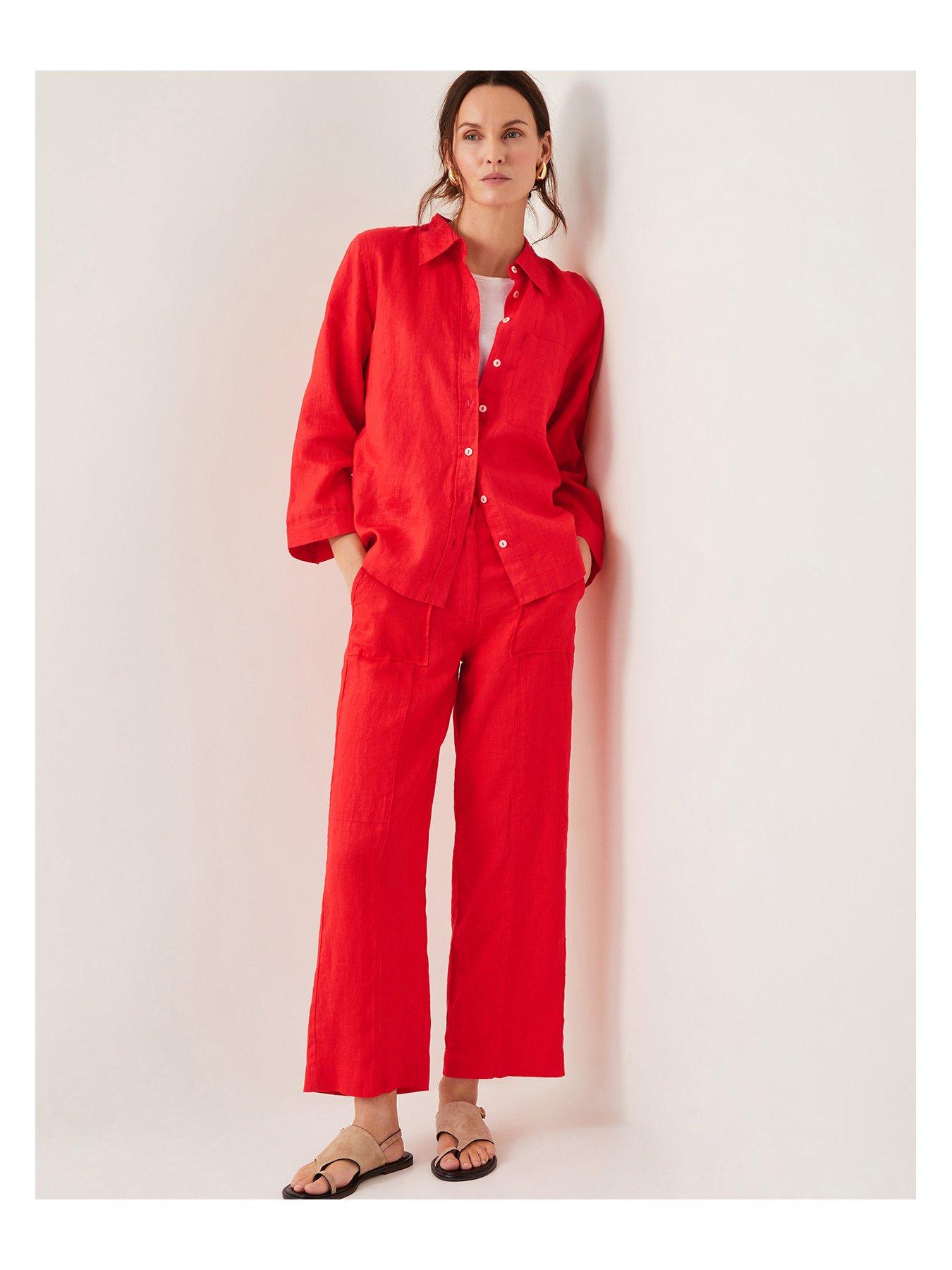 monsoon-jolie-linen-trouser-coral-pinkdetail