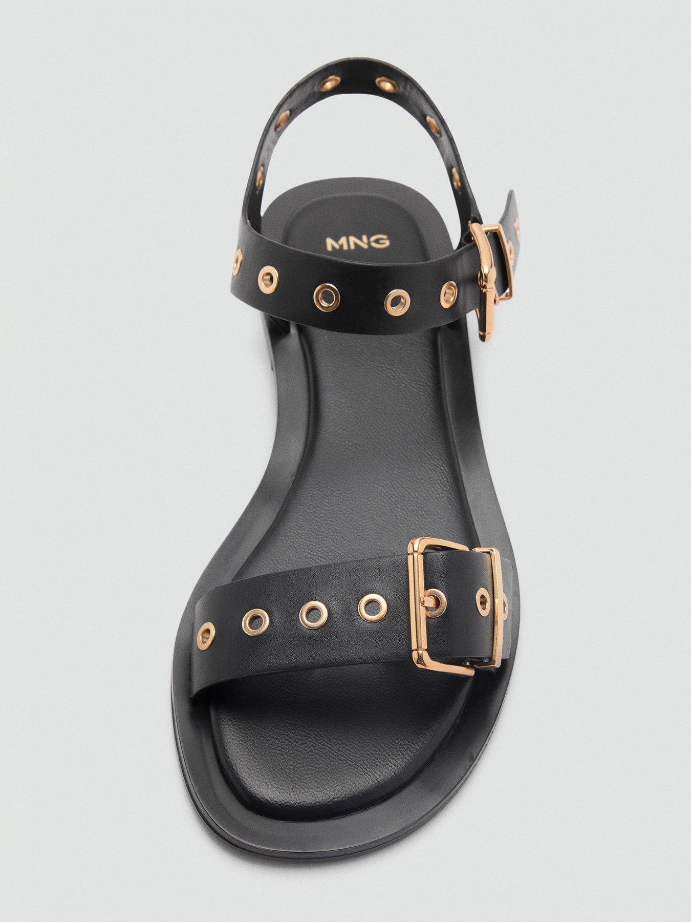 mango-sandal-with-die-cut-straps-blackoutfit