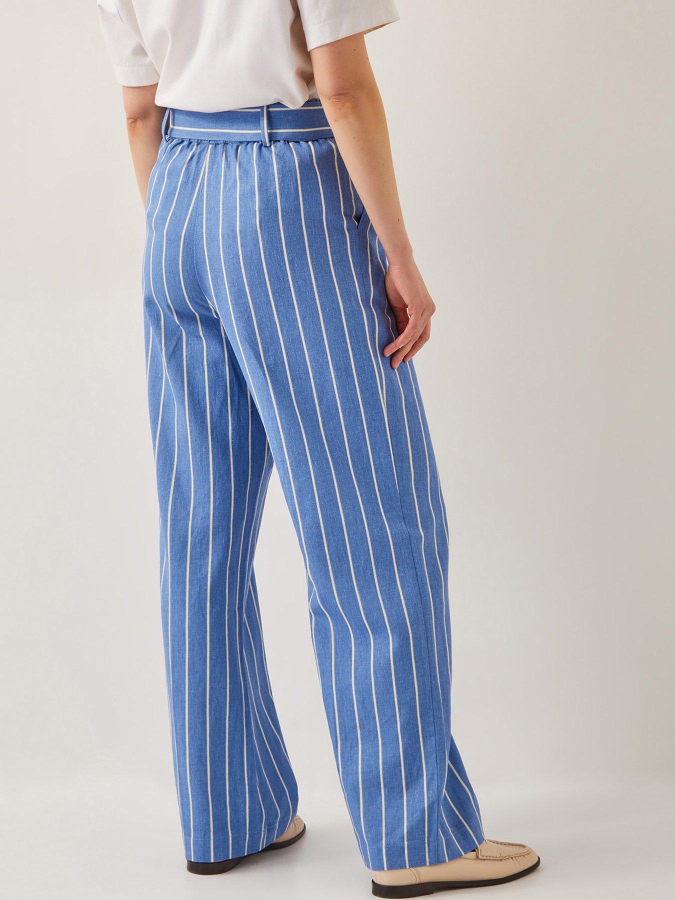 monsoon-susan-stripe-trousers-bluestillFront