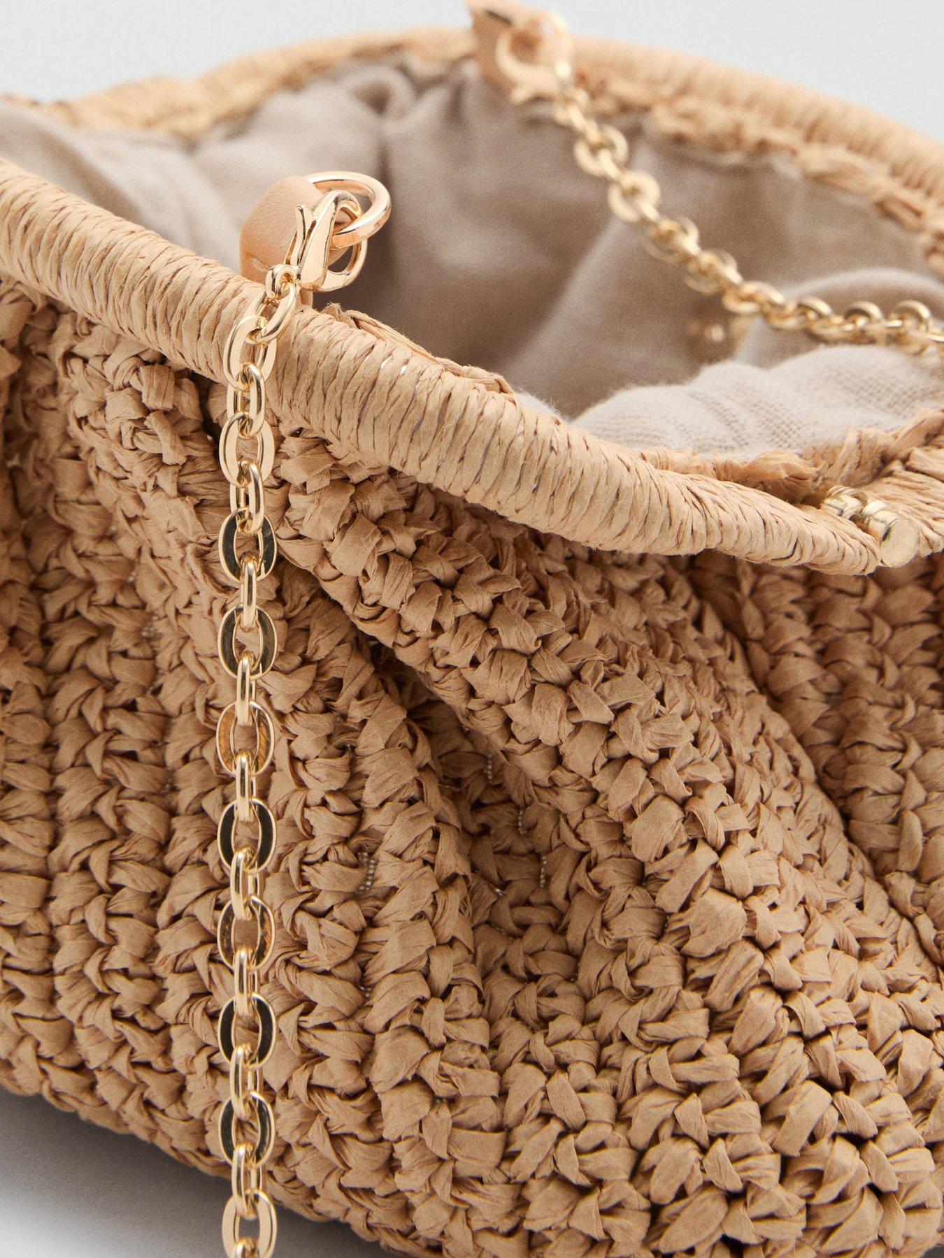 Image 4 of 4 of Mango Natural Fiber Clutch Bag