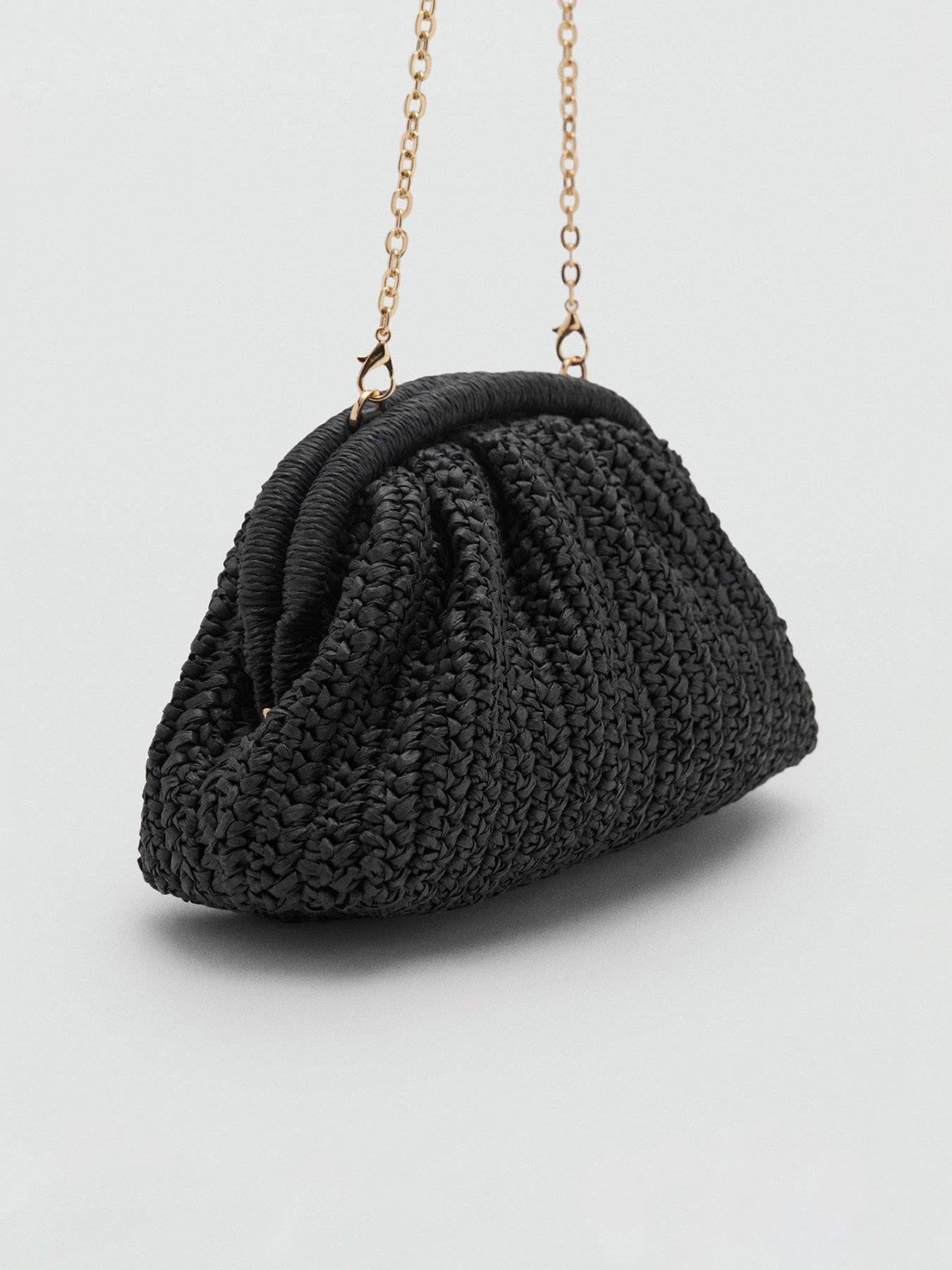 Image 2 of 4 of Mango Natural Fiber Clutch Bag