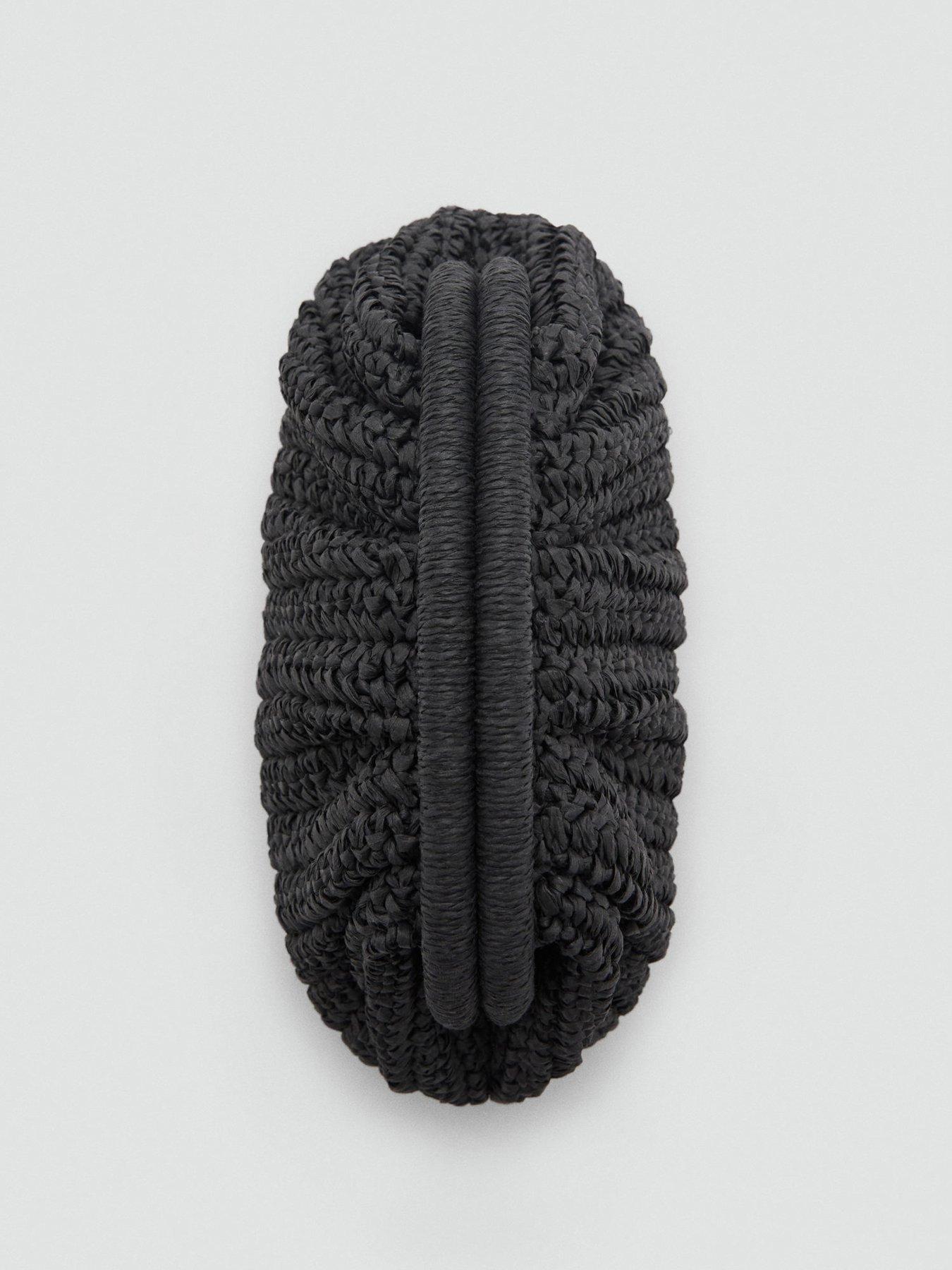 Image 3 of 4 of Mango Natural Fiber Clutch Bag