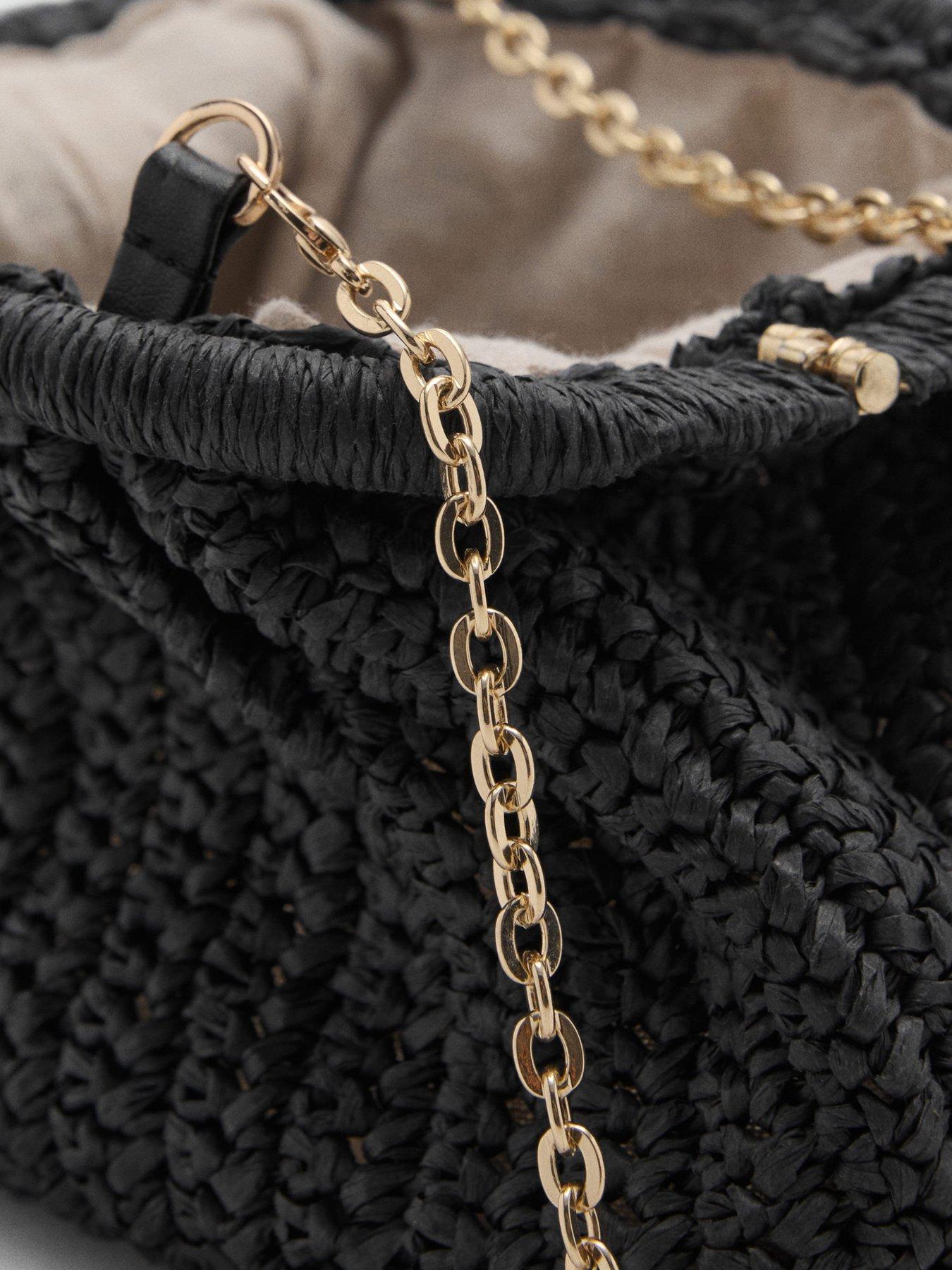 Image 4 of 4 of Mango Natural Fiber Clutch Bag
