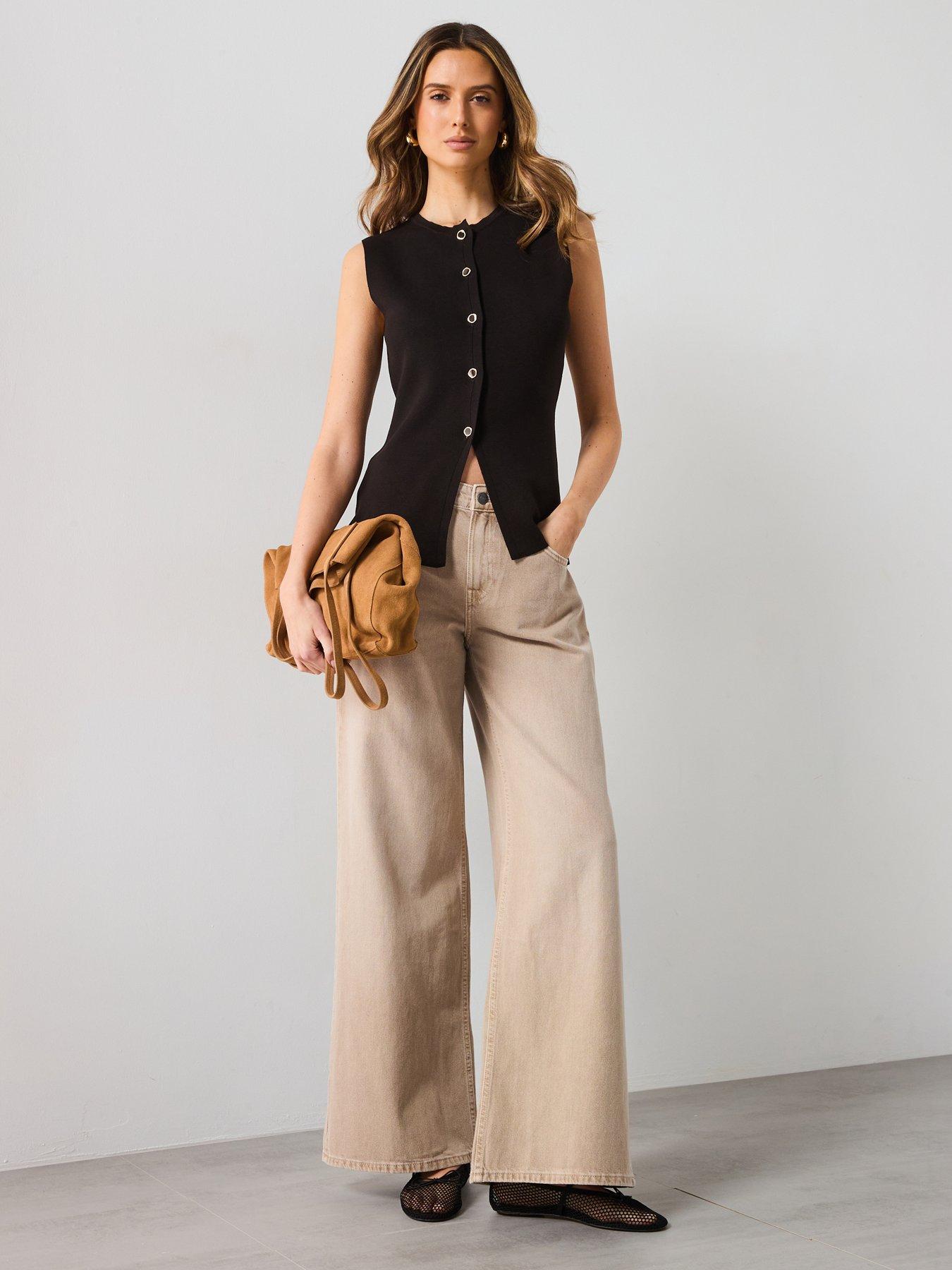 mango-fine-knit-waistcoat-with-buttons-brownback