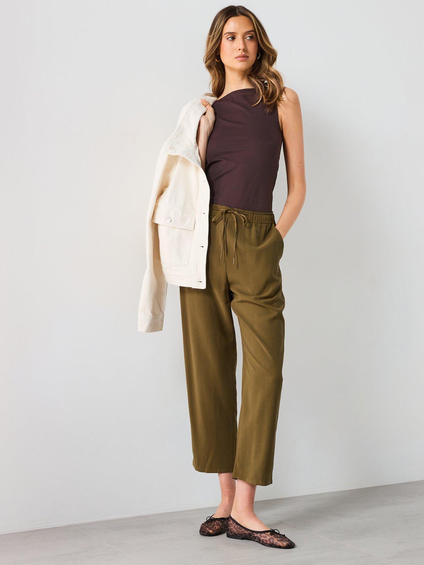 Image 3 of 5 of Mango Boat Neck Vest - Brown