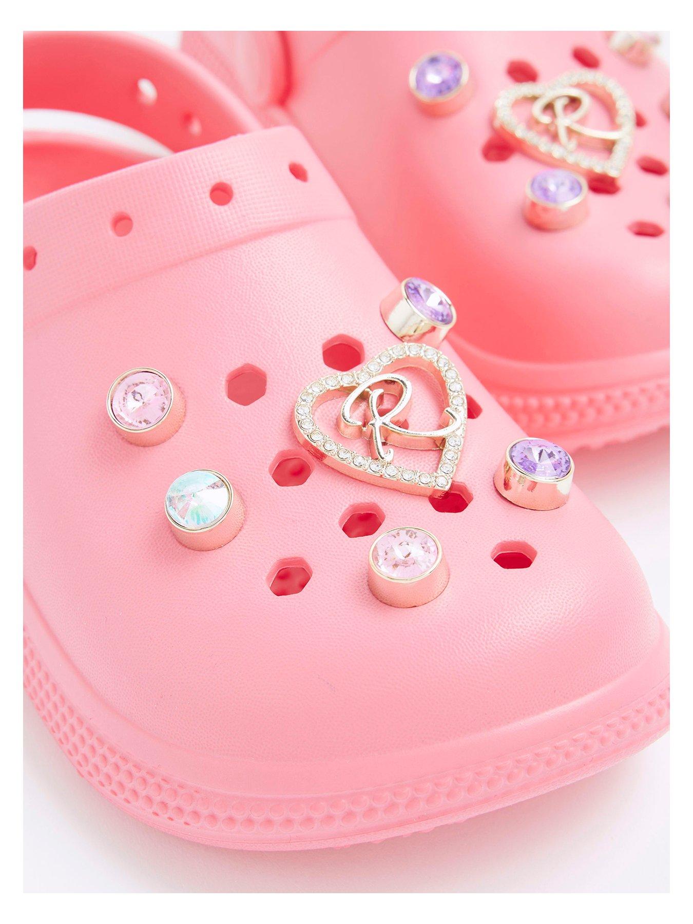 river-island-older-girls-heart-gem-clogs-pinkdetail