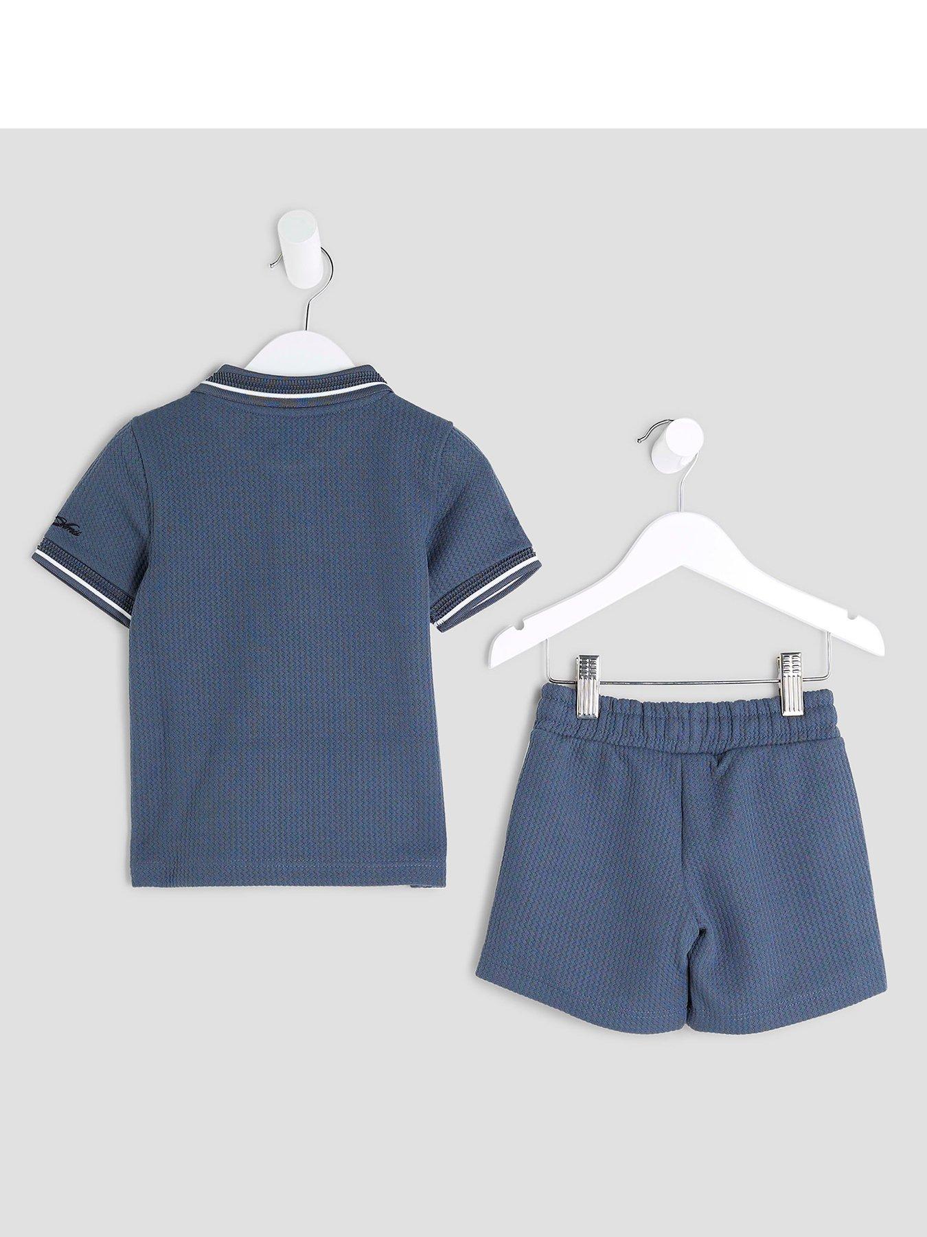 river-island-mini-boys-textured-stripe-polo-set-blueback