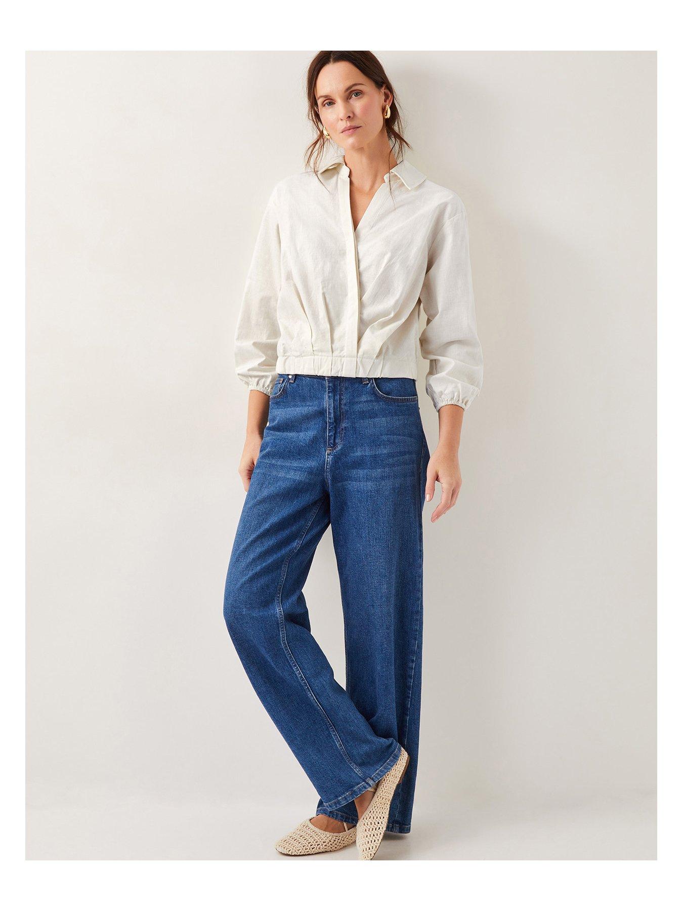 Image 3 of 4 of Monsoon Mika Wrap Blouse - Ivory