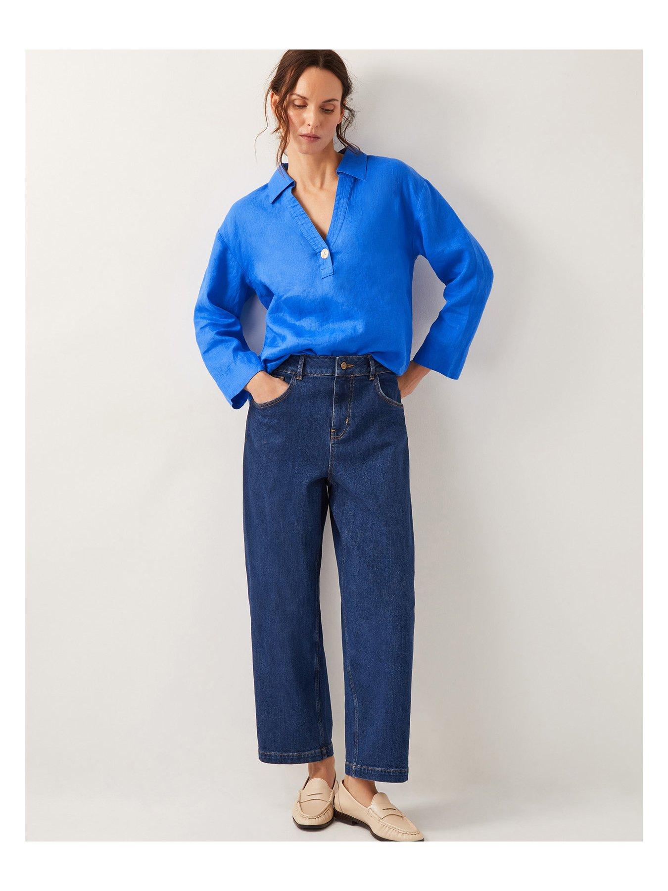 monsoon-clover-linen-tee-blueoutfit