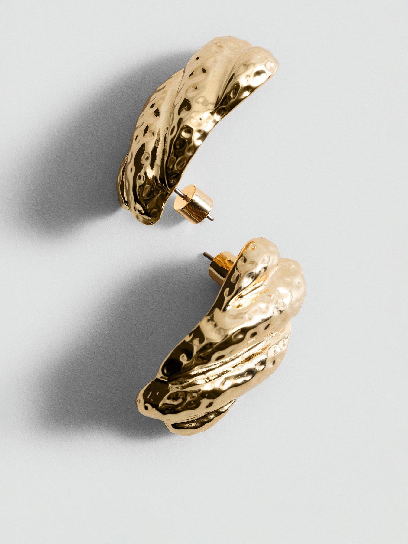 Image 1 of 2 of Mango Earrings Mavi - Gold