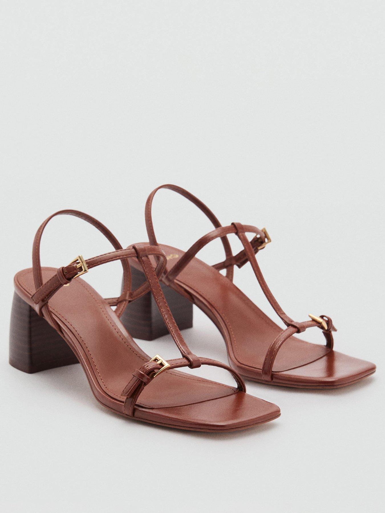 mango-high-heeled-sandals-with-buckle-straps-brownstillFront