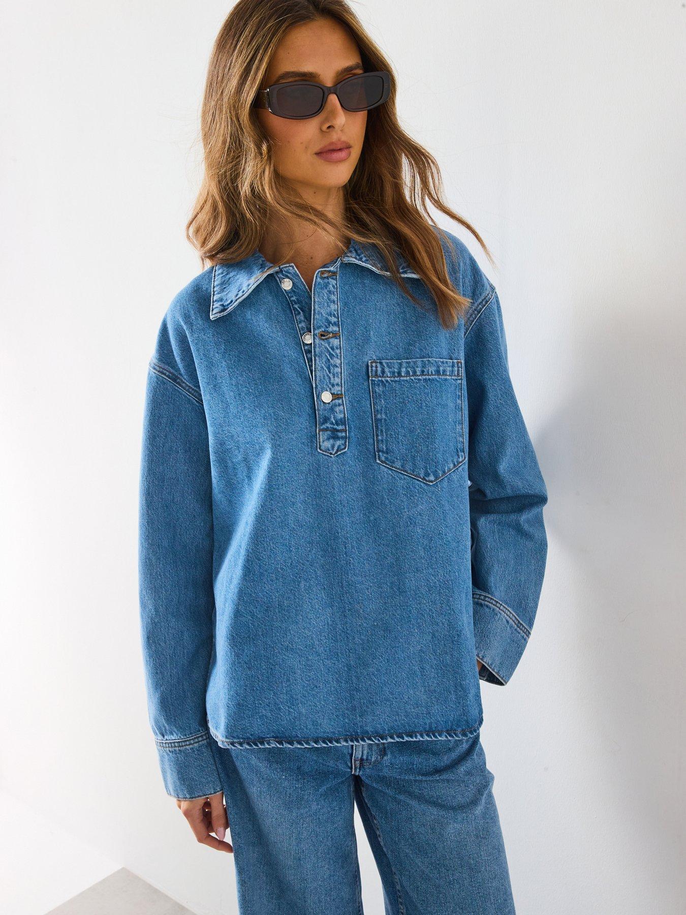 mango-denim-blouse-with-pocket-bluefront