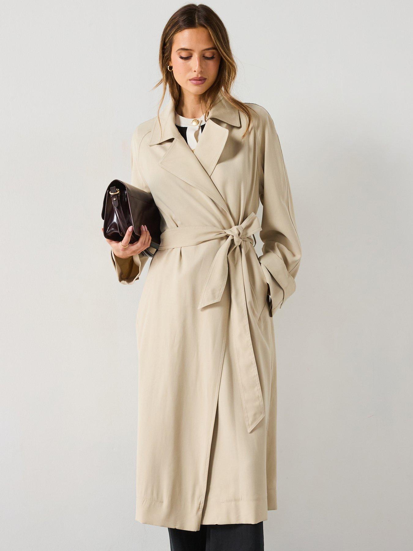 mango-soft-trench-coat-with-belt-brownfront