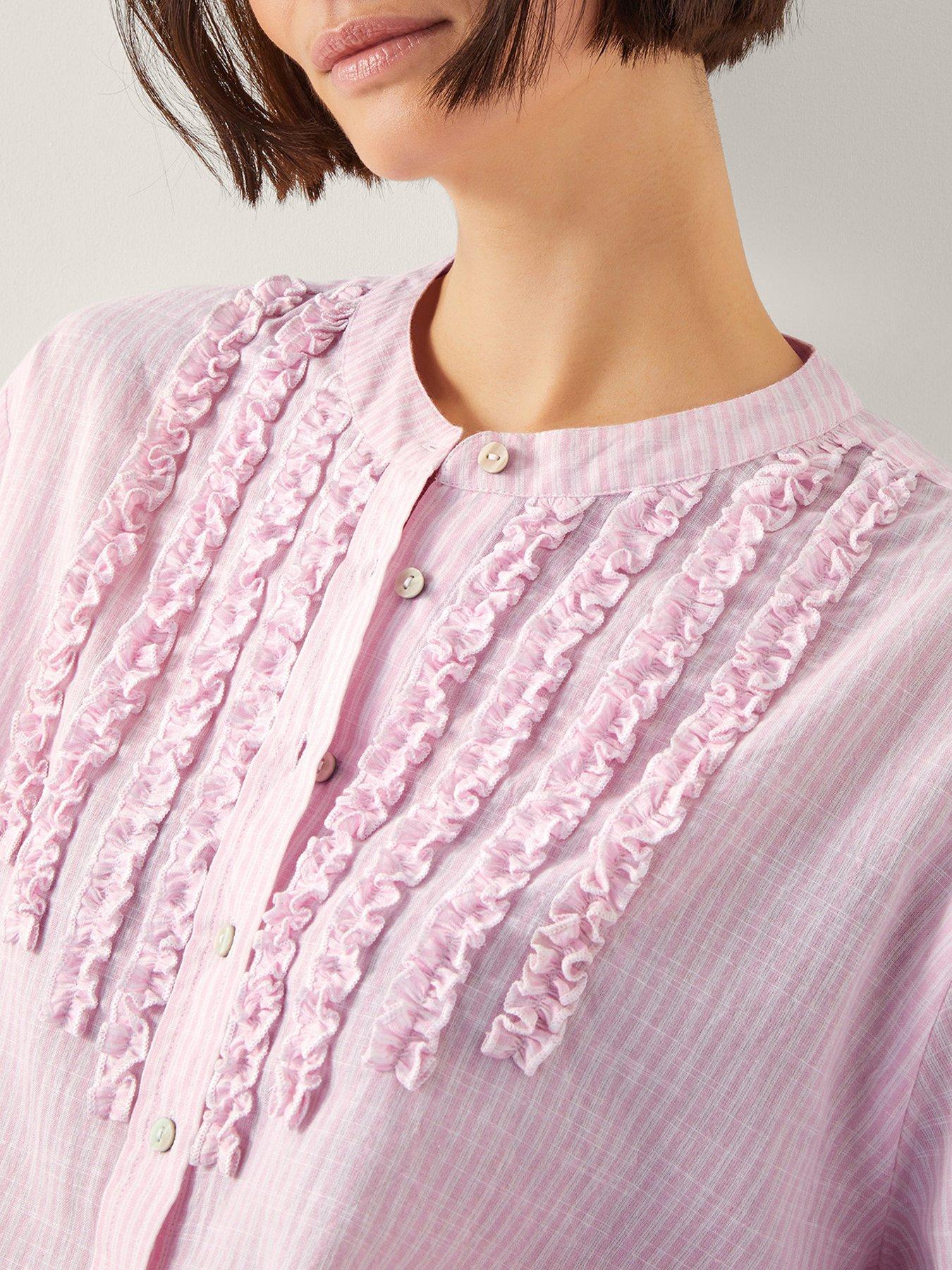 monsoon-laura-ruffle-shirt-pinkdetail