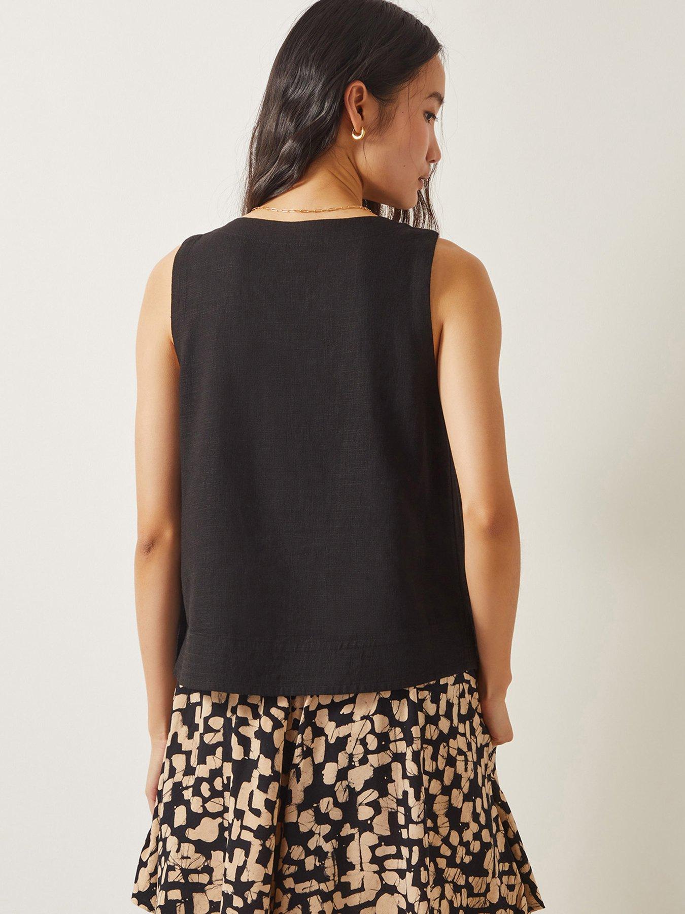 Image 2 of 5 of Monsoon Lucy Tank Top - Black