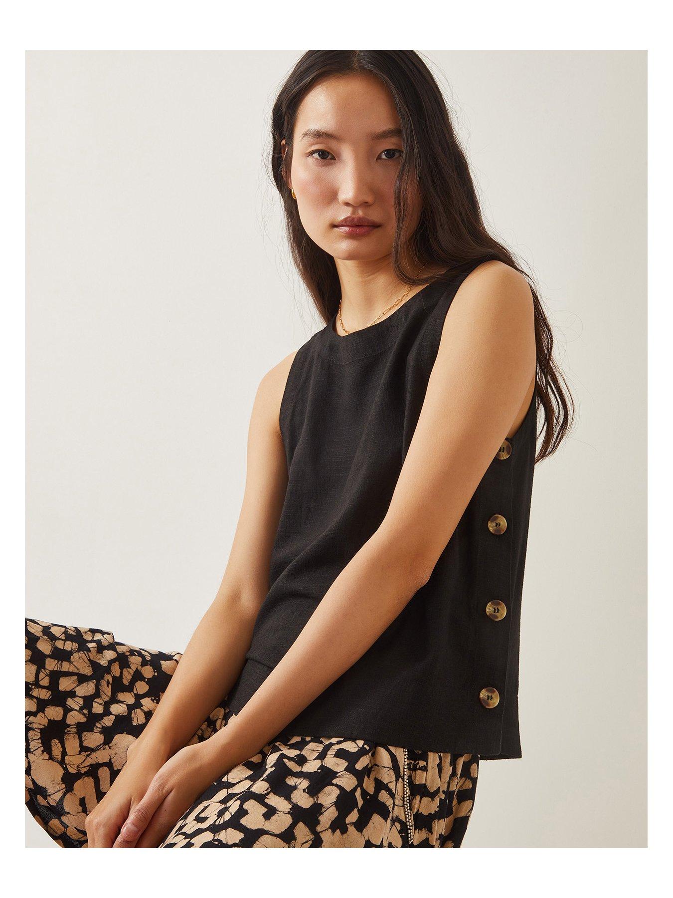 Image 5 of 5 of Monsoon Lucy Tank Top - Black