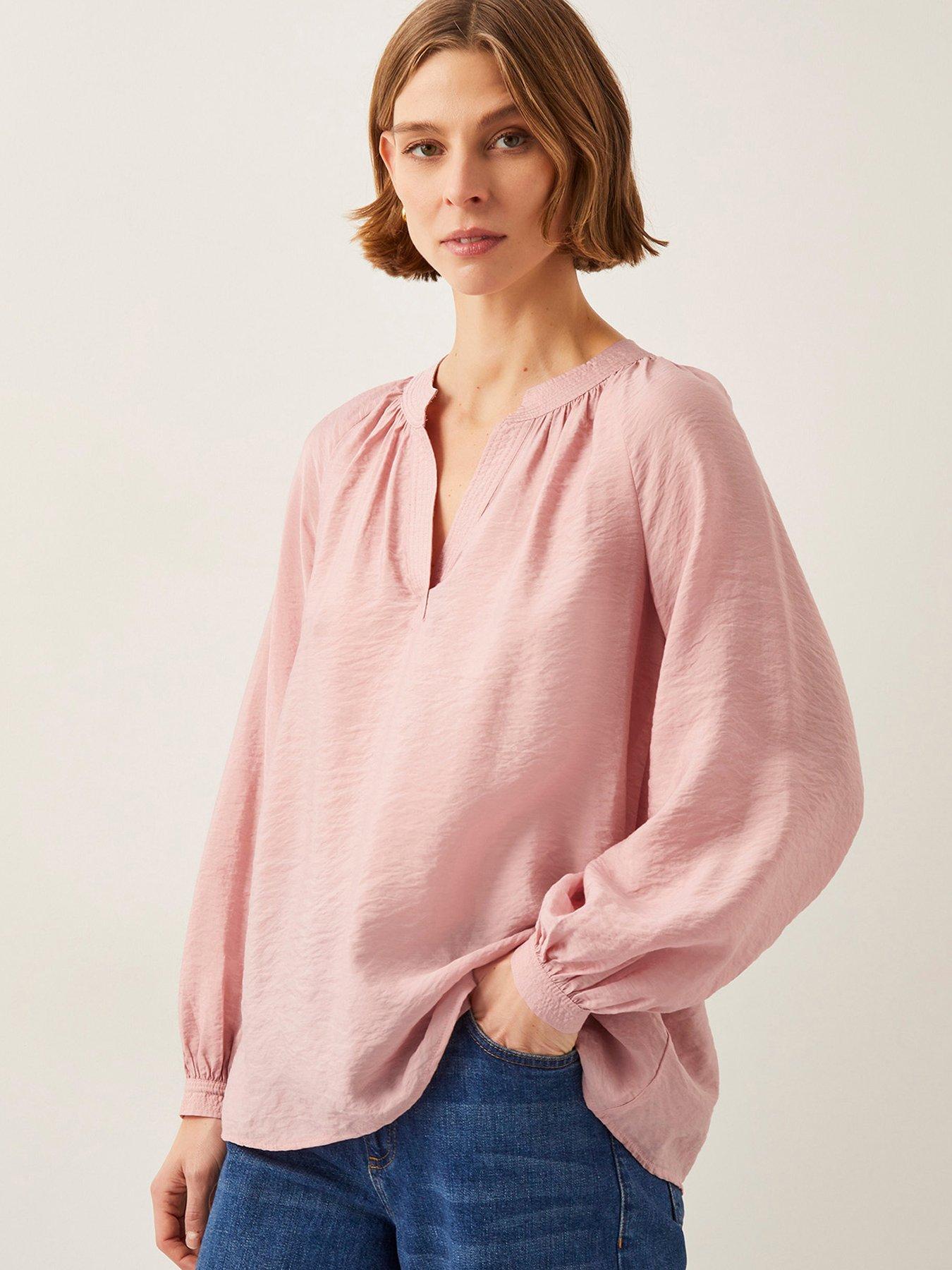 Image 1 of 4 of Monsoon Aya Blouse - Blush