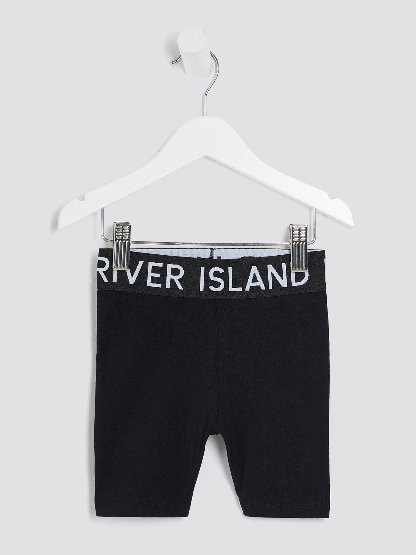 river-island-mini-girls-ri-waistband-cycling-shorts-black