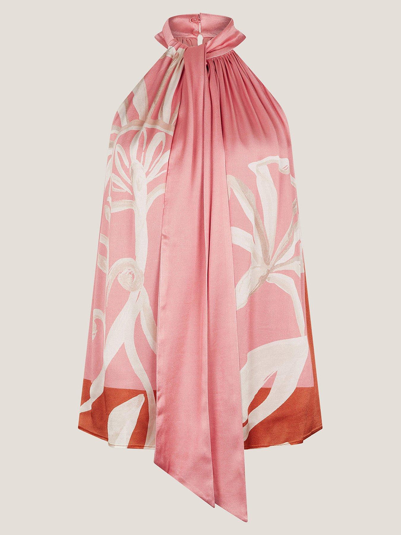 Image 3 of 6 of Monsoon Tabitha Printed Top - Pink