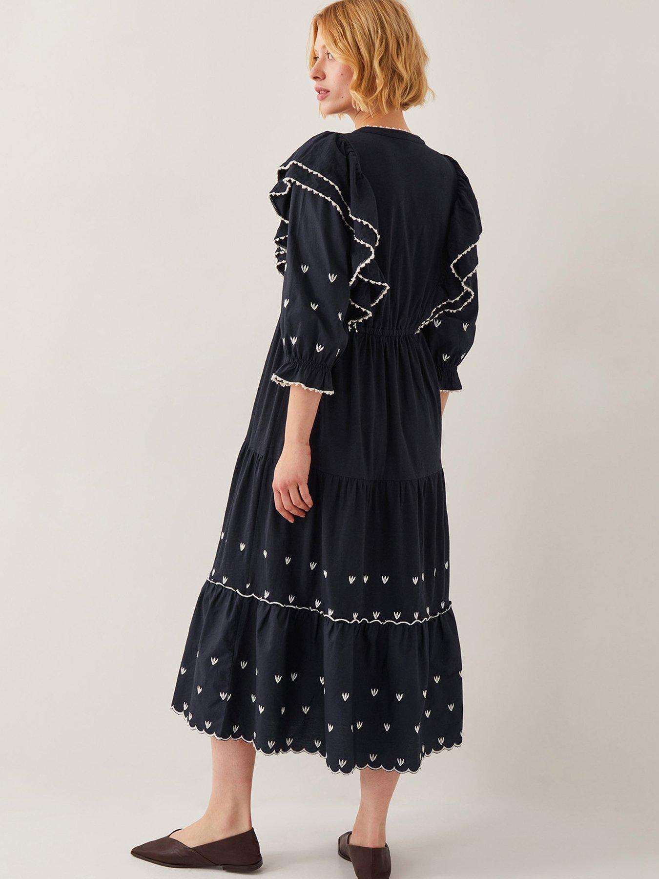 monsoon-freya-frill-jersey-dress-blackstillFront