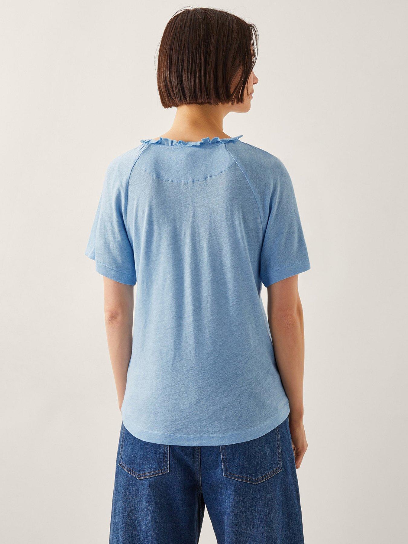 monsoon-andi-linen-blend-top-bluestillFront