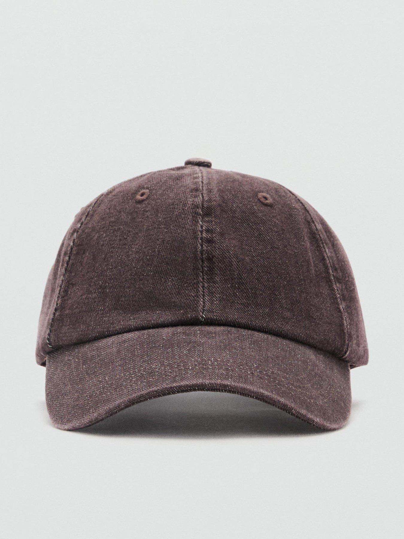 Image 1 of 4 of Mango Cotton Visor Cap - Brown