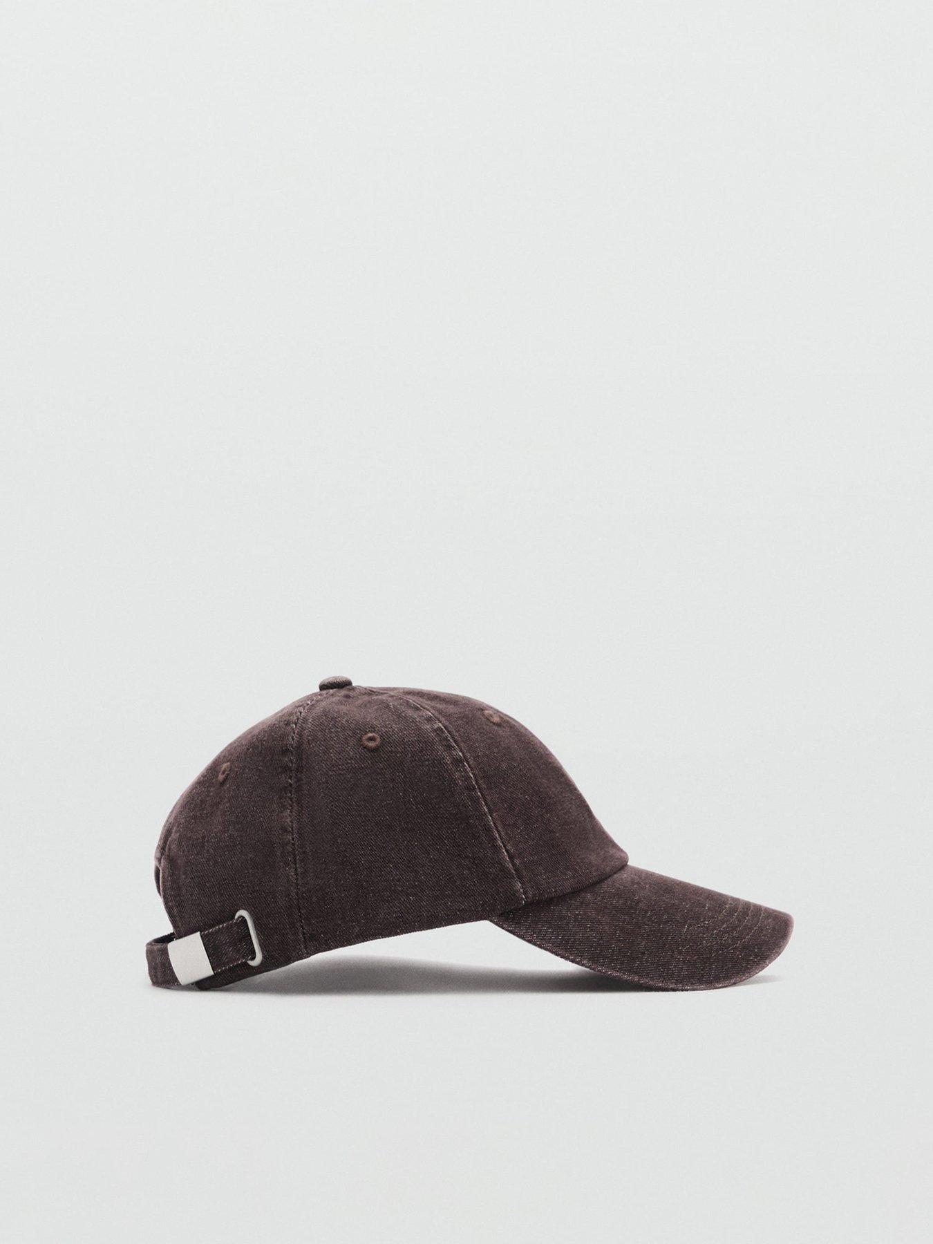 Image 2 of 4 of Mango Cotton Visor Cap - Brown