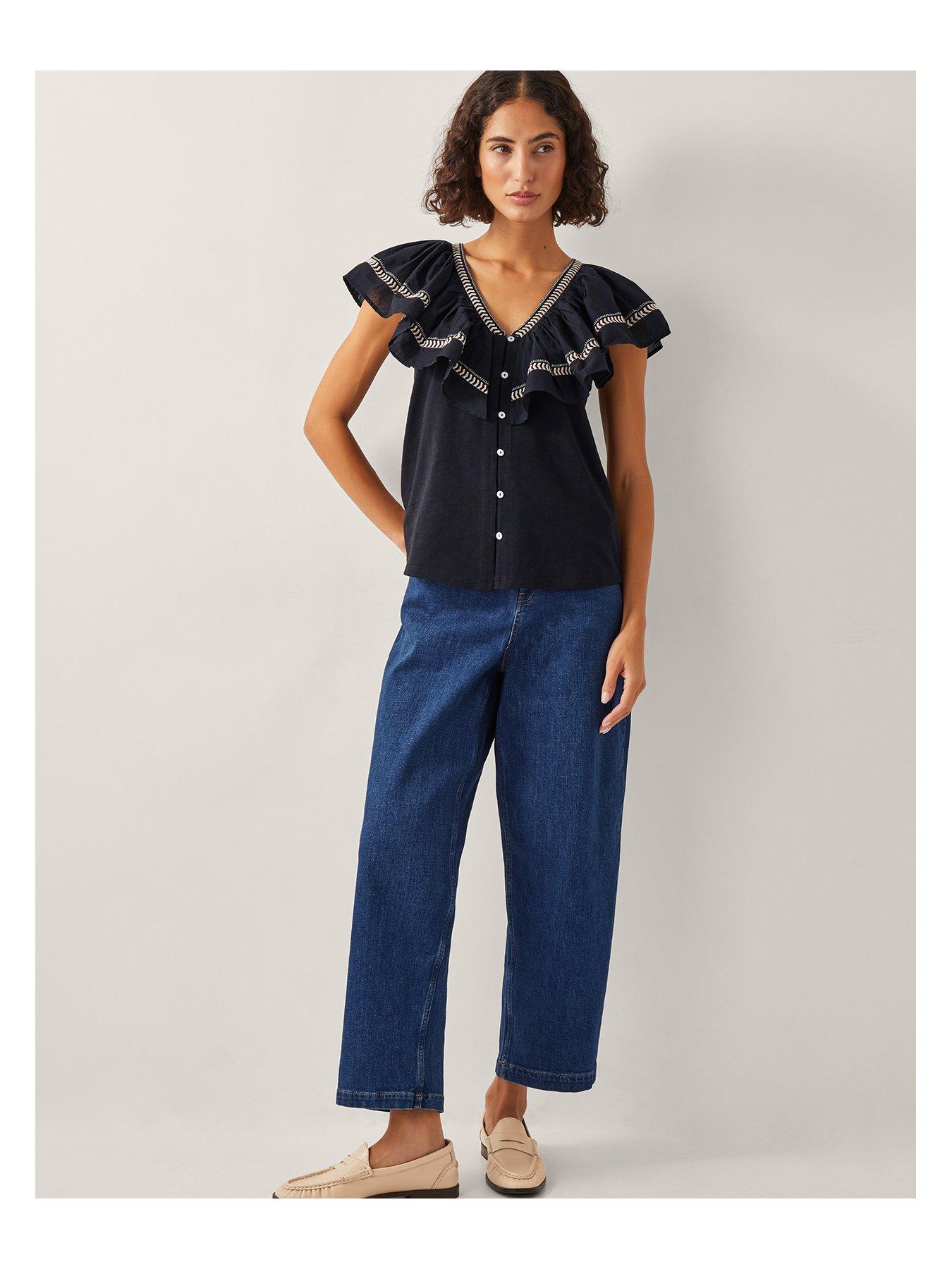 monsoon-fenn-fabric-mix-top-blackoutfit