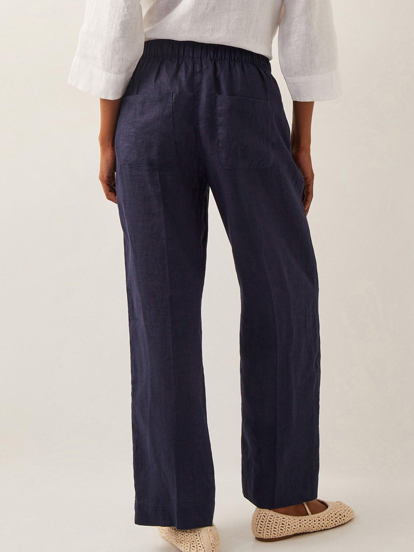 monsoon-jolie-linen-trouser-navystillFront