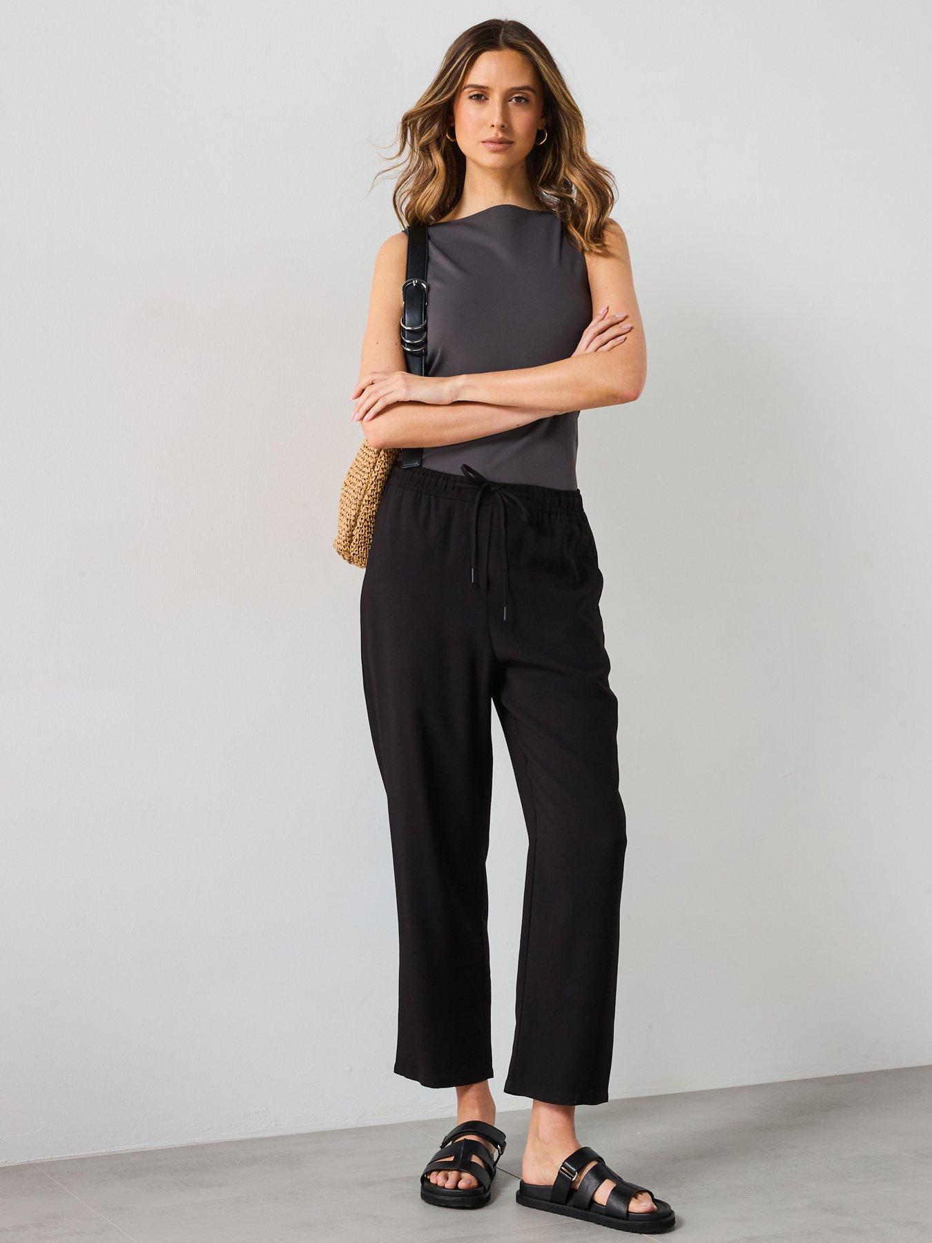 mango-elastic-waist-flowy-trousersback