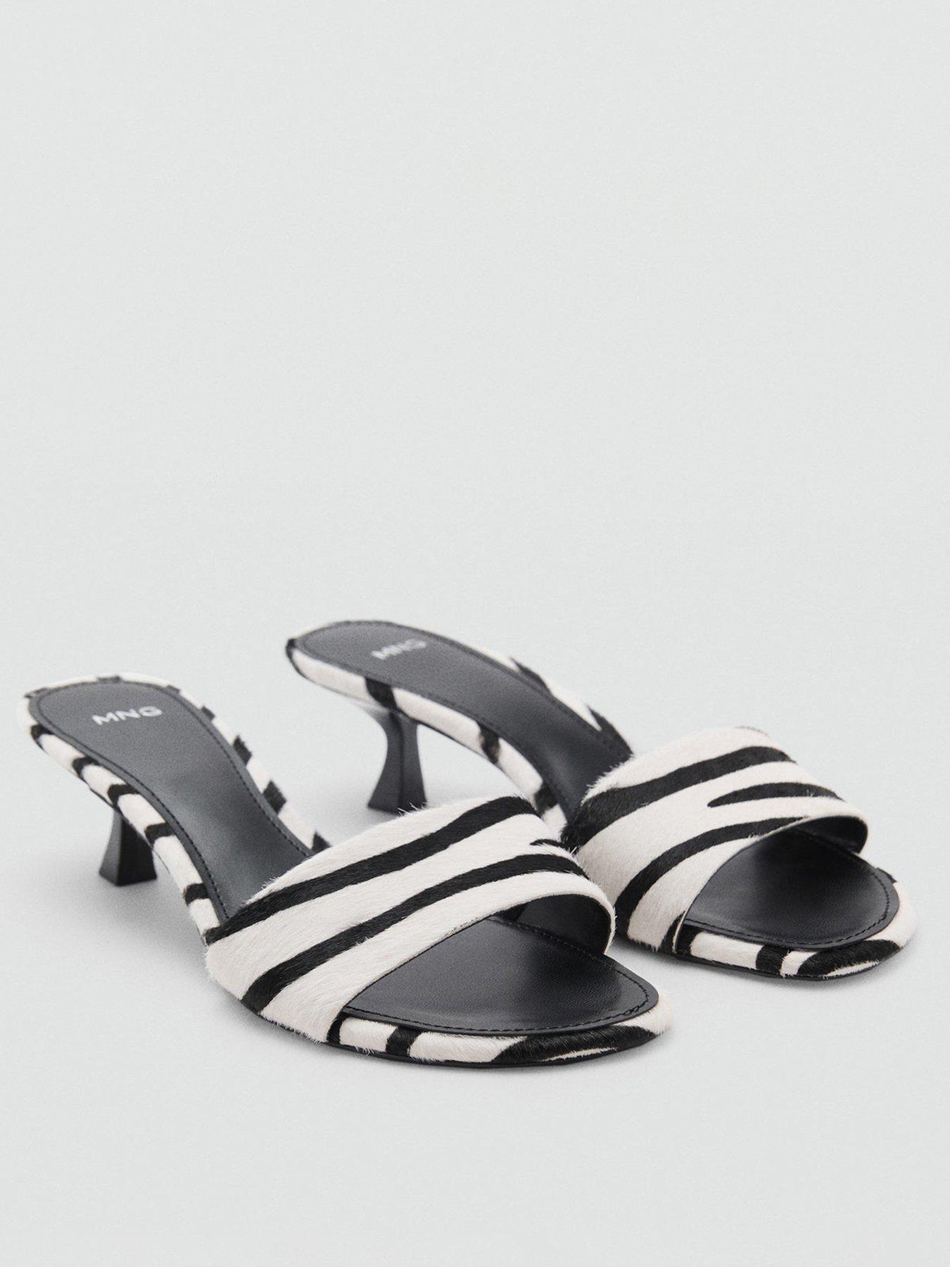 mango-zebra-print-fur-sandals-whiteblackstillFront
