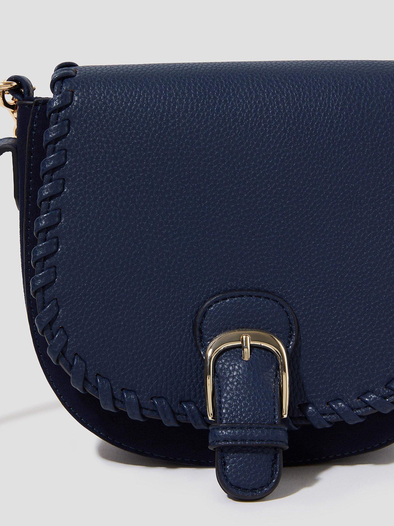 Image 3 of 5 of Monsoon Petra Plait Crossbody - Navy - Navy
