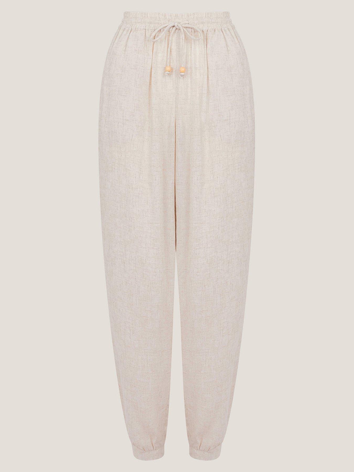 Image 3 of 5 of Monsoon Judy Trousers - Natural